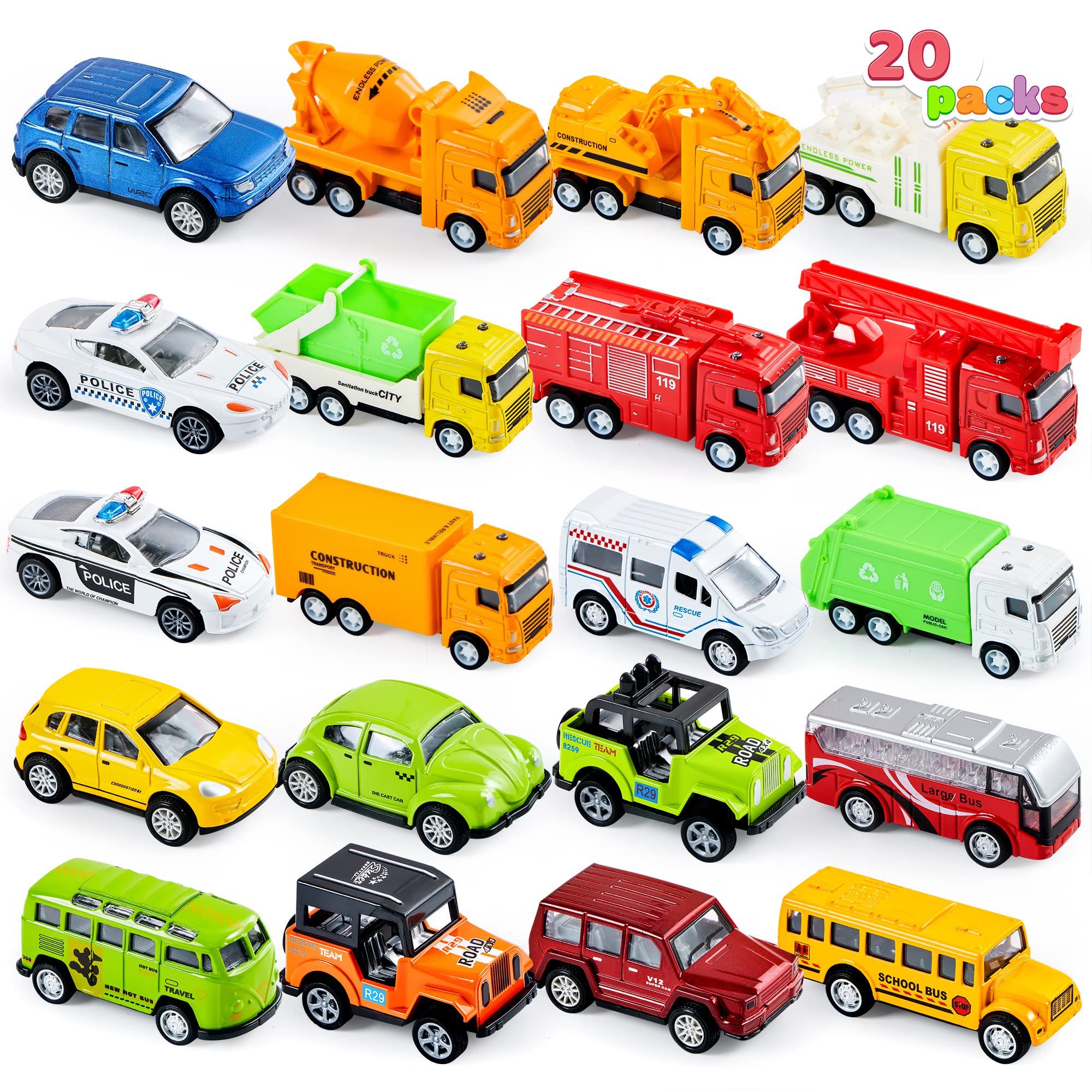 Die Cast Metal Toy Car Model Vehicle Set - Image 3