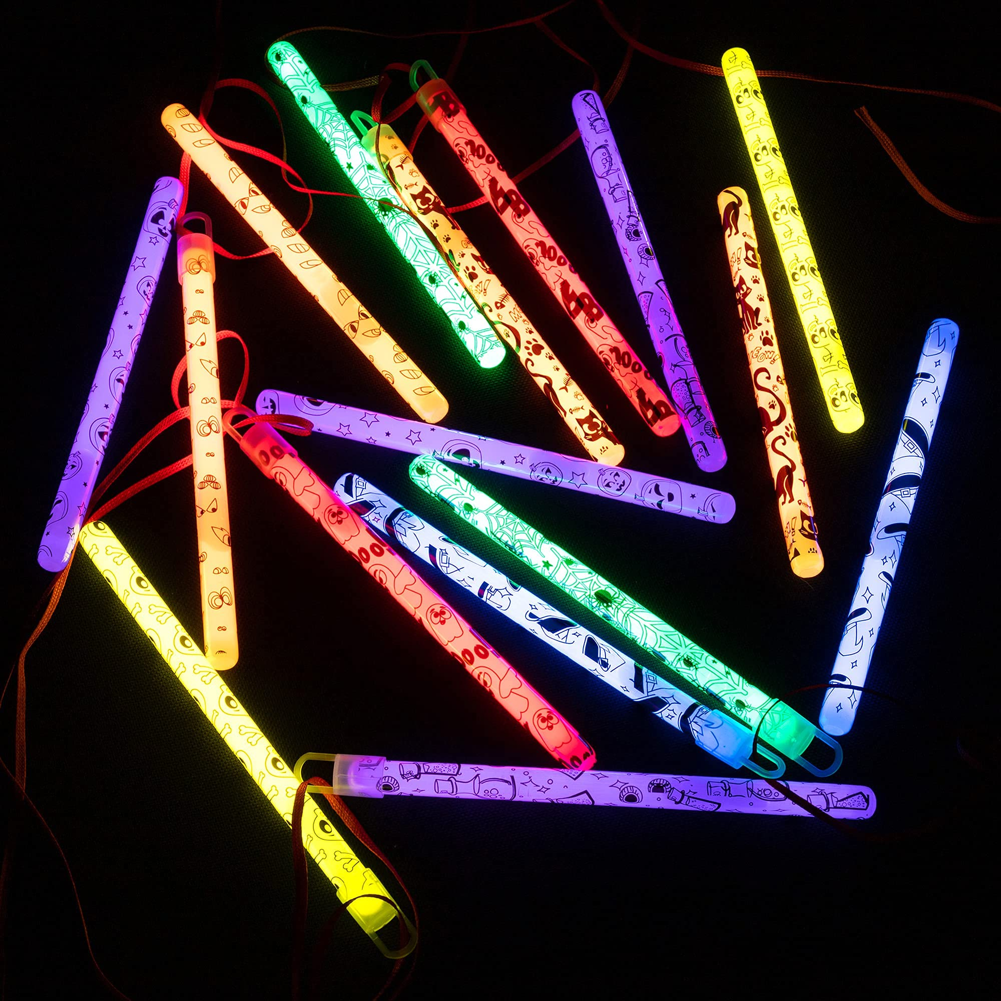 Hanging Wands Glowsticks, 24 Pcs - Image 4