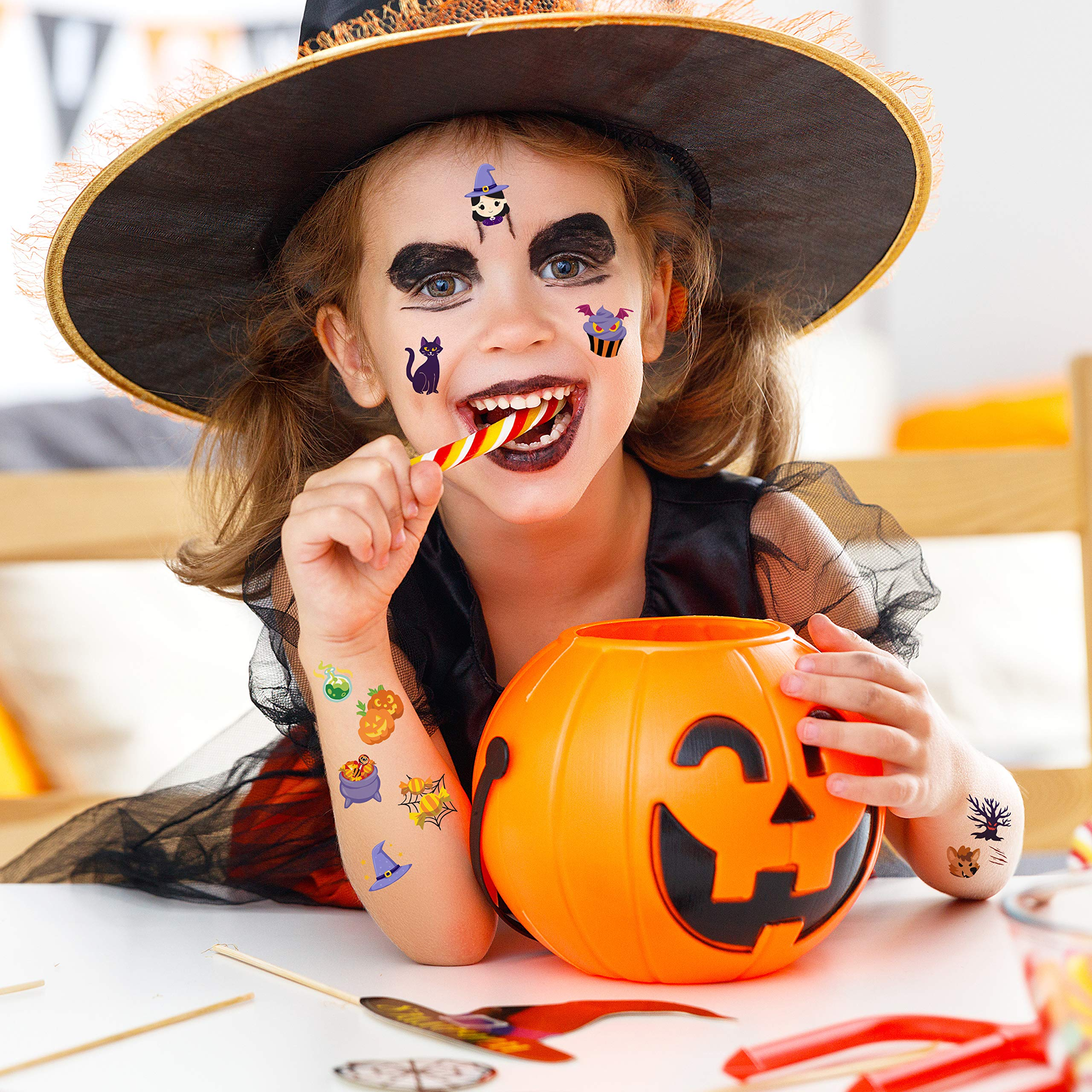 300+ Assorted Halloween Temporary Tattoos - Image 2