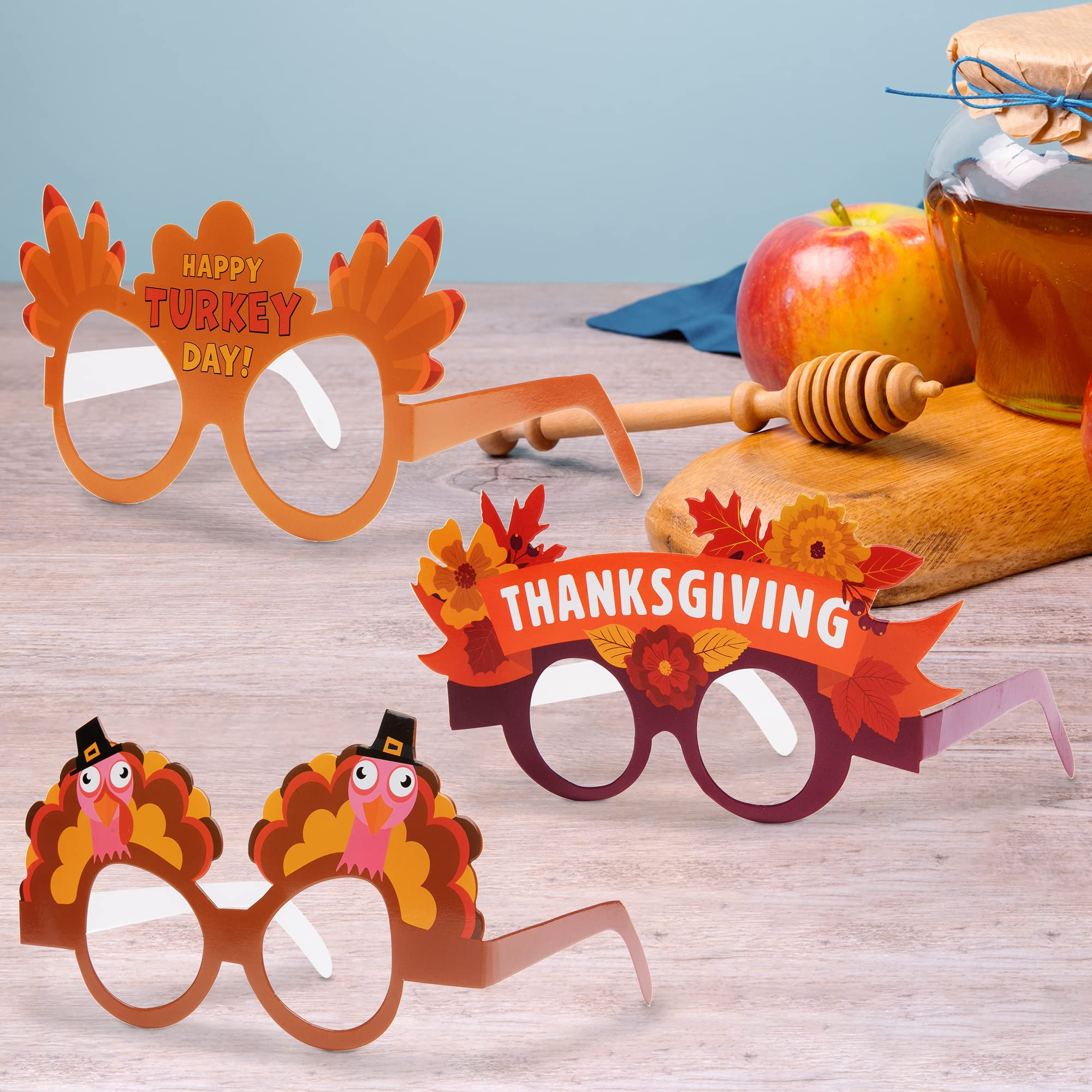 JOYIN Thanksgiving Party Photobooth Prop, 16 Pack - Image 2