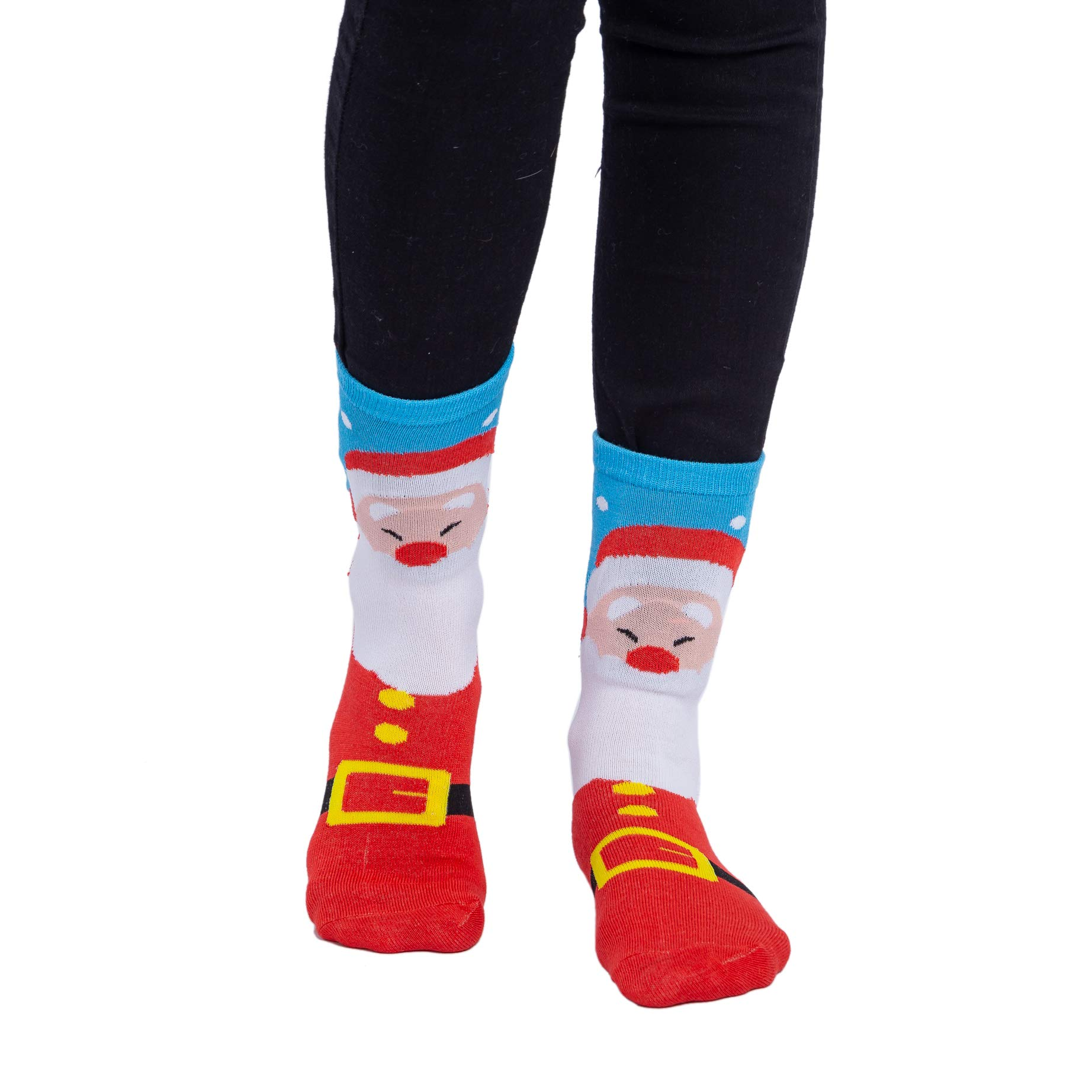 12Pairs Warm Soft Christmas Socks Set - Image 2