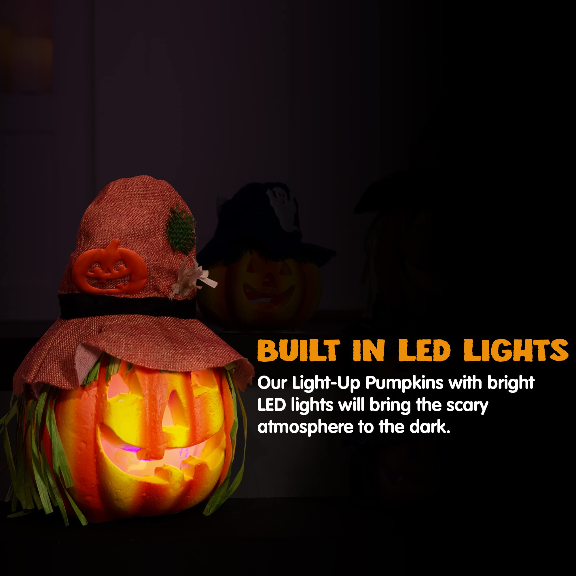 Halloween Jack-o-lantern - 6 Piece - Image 2