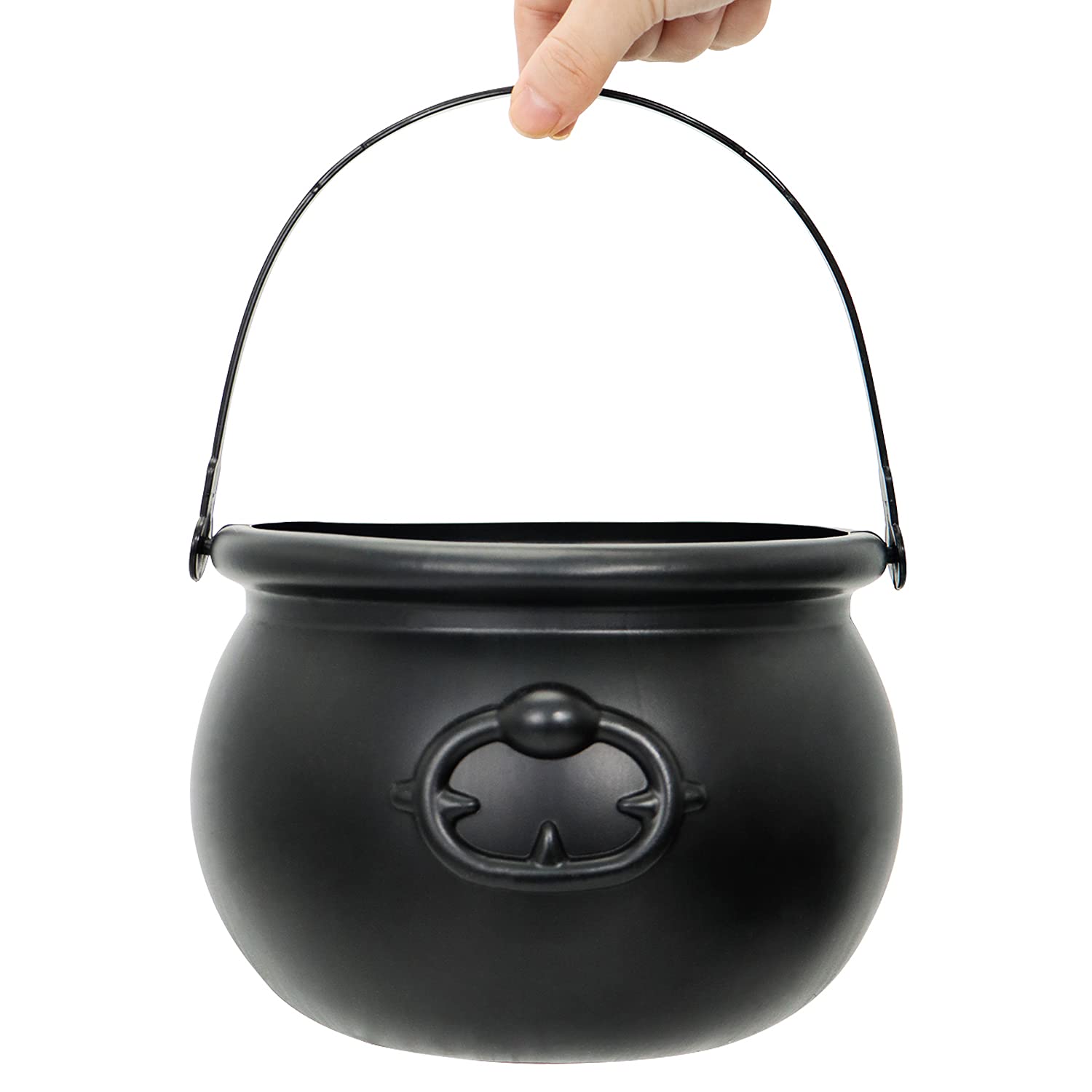 Large Halloween Black Cauldron - Image 5