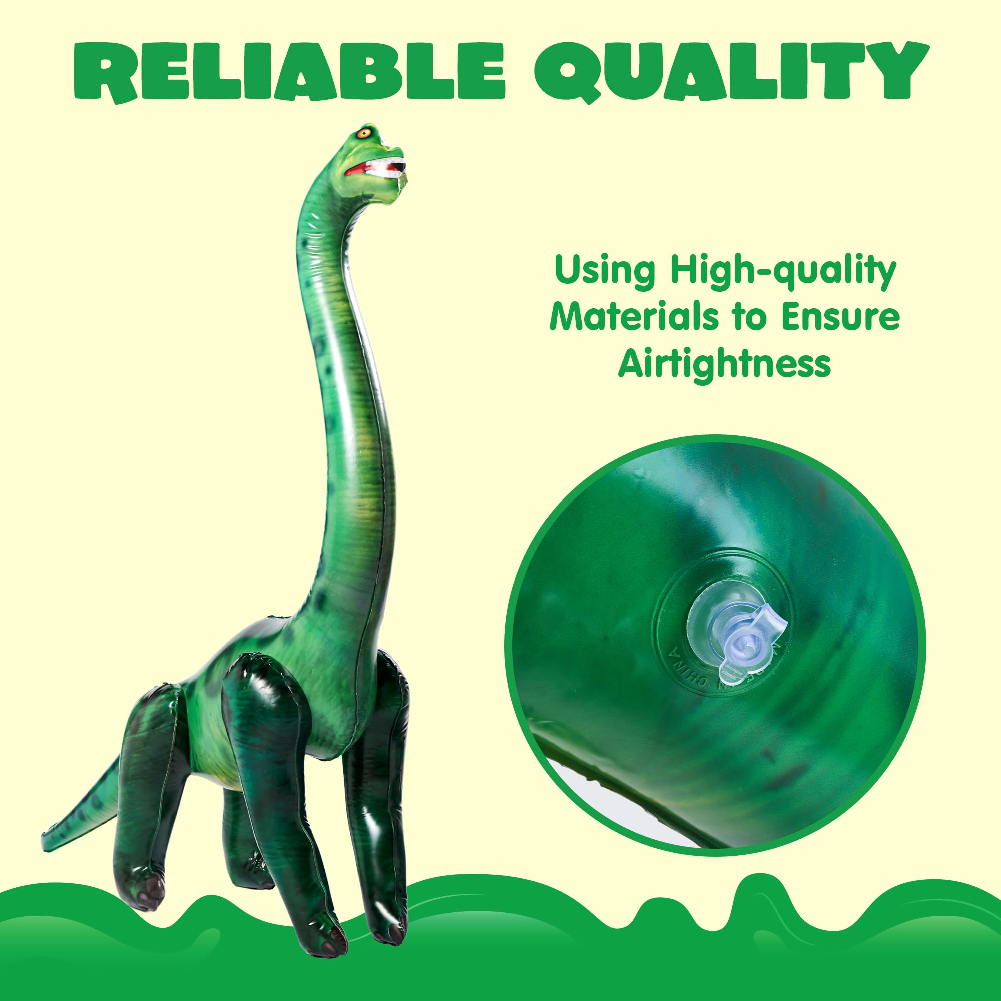 JOYIN 51 Inflatable Brachiosaurus Dinosaur - Party Decoration & Gift - Image 3