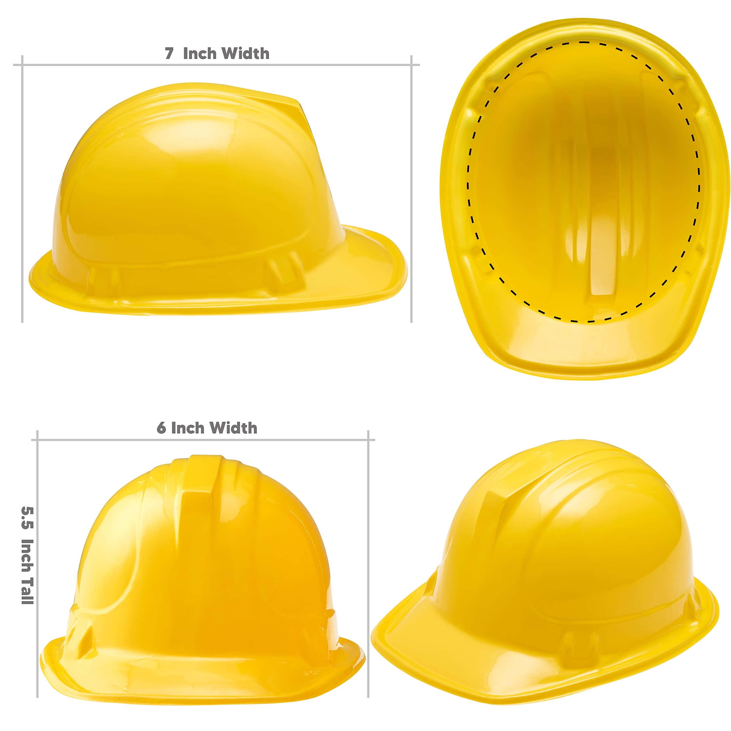 Construction Hard Hats, 24 Pcs - Image 4