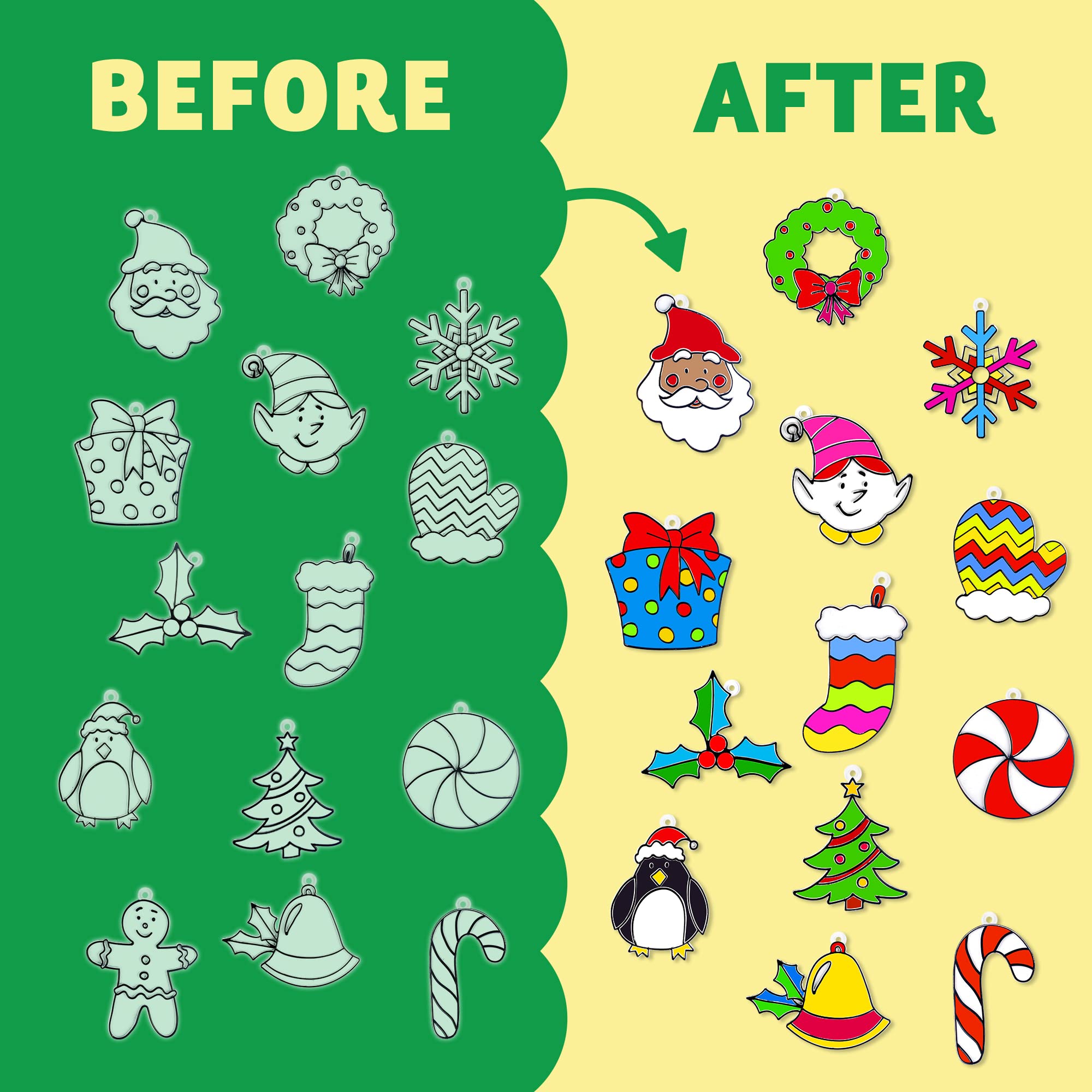 KLEVER KITS - Christmas Window Craft - Image 4