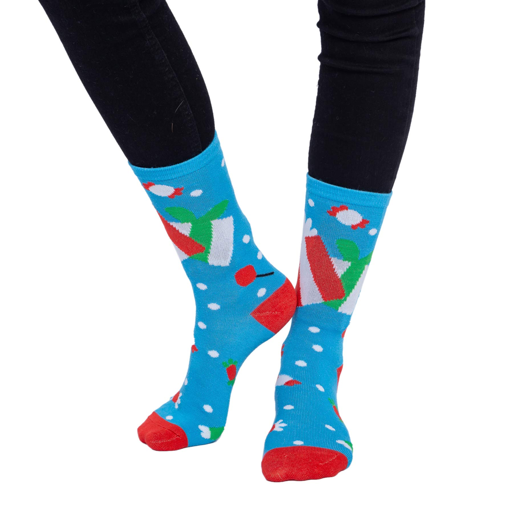 12Pairs Warm Soft Christmas Socks Set - Image 3