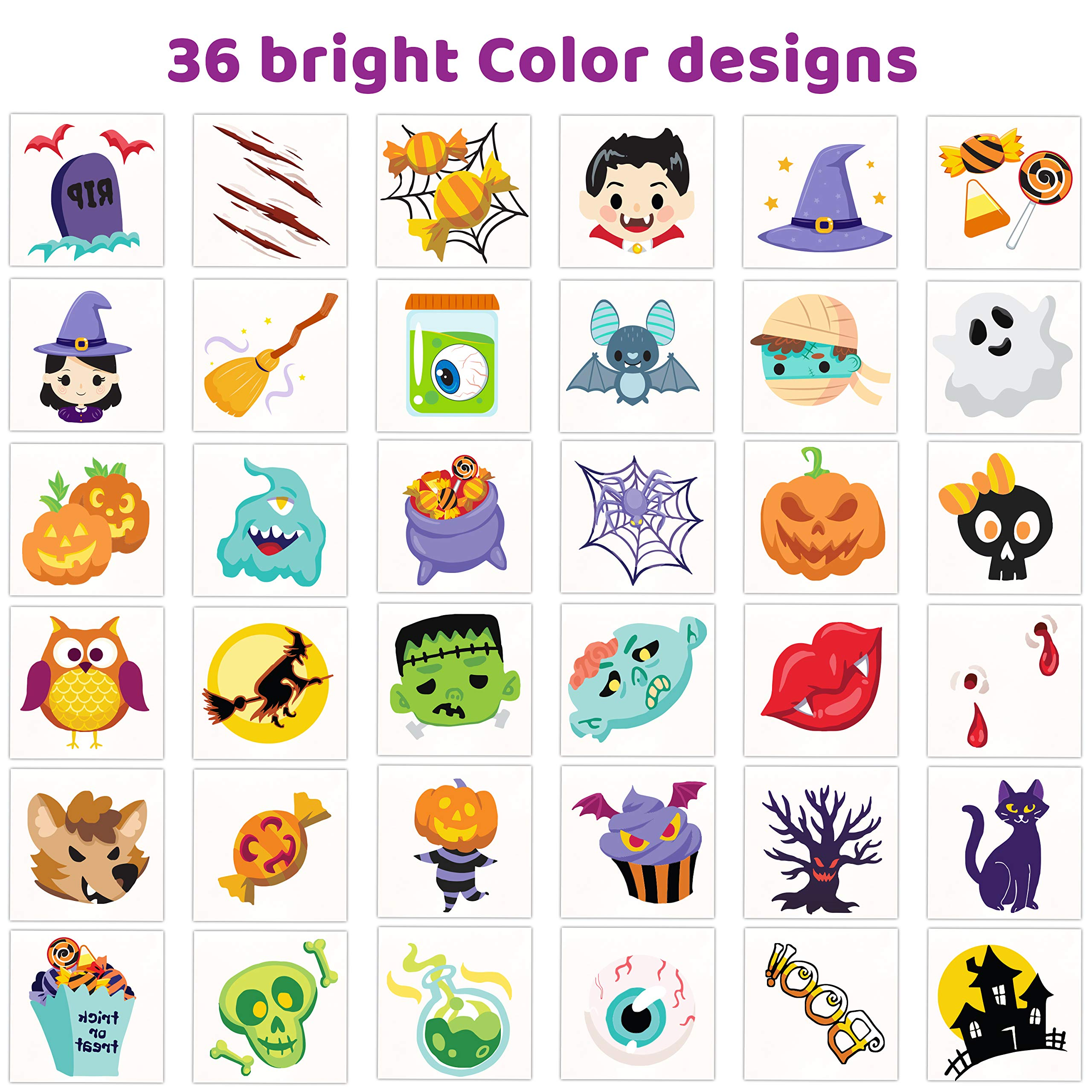 300+ Assorted Halloween Temporary Tattoos - Image 3