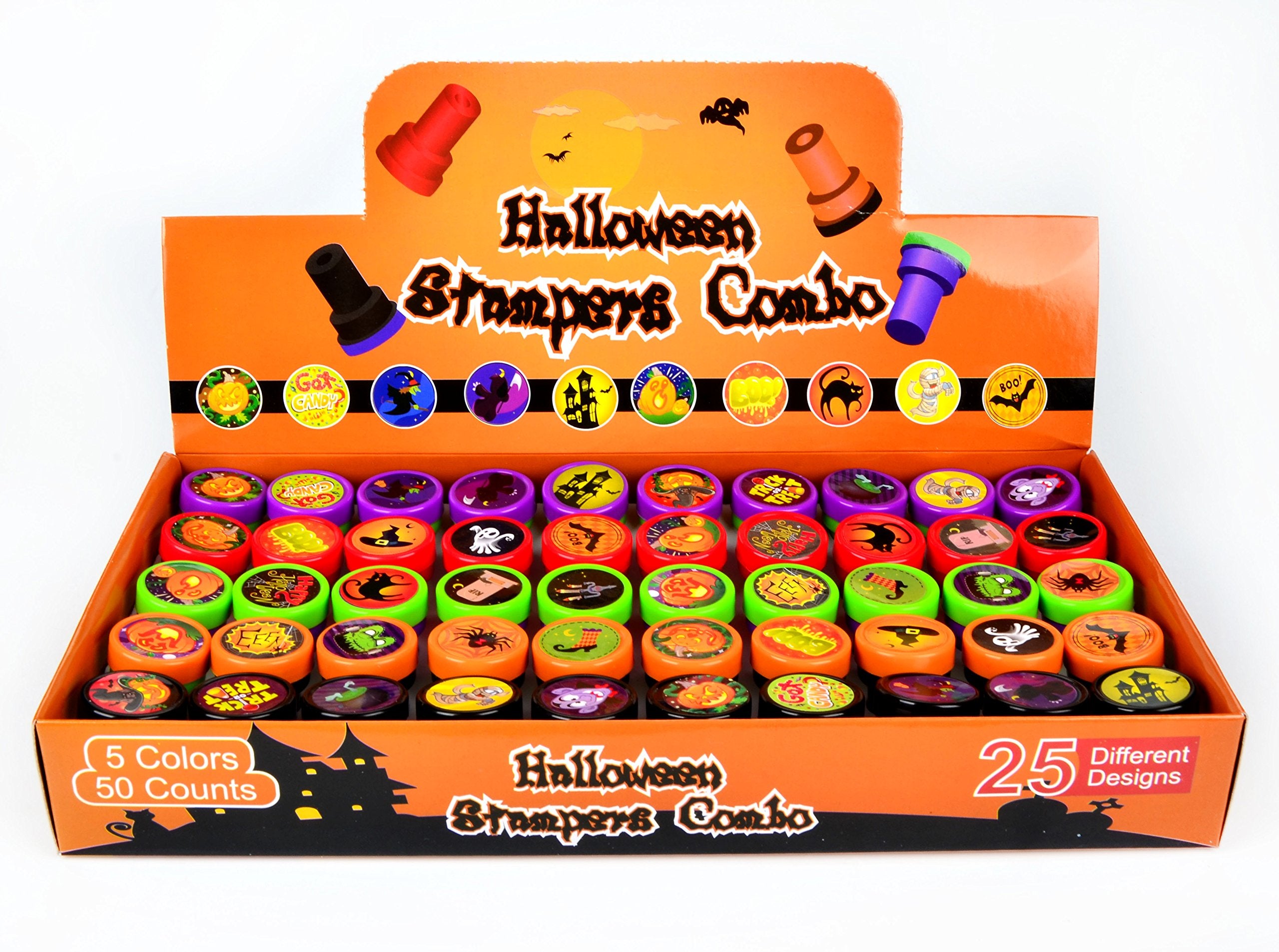 1.5in Halloween Stampers, 50 Pcs - Image 3