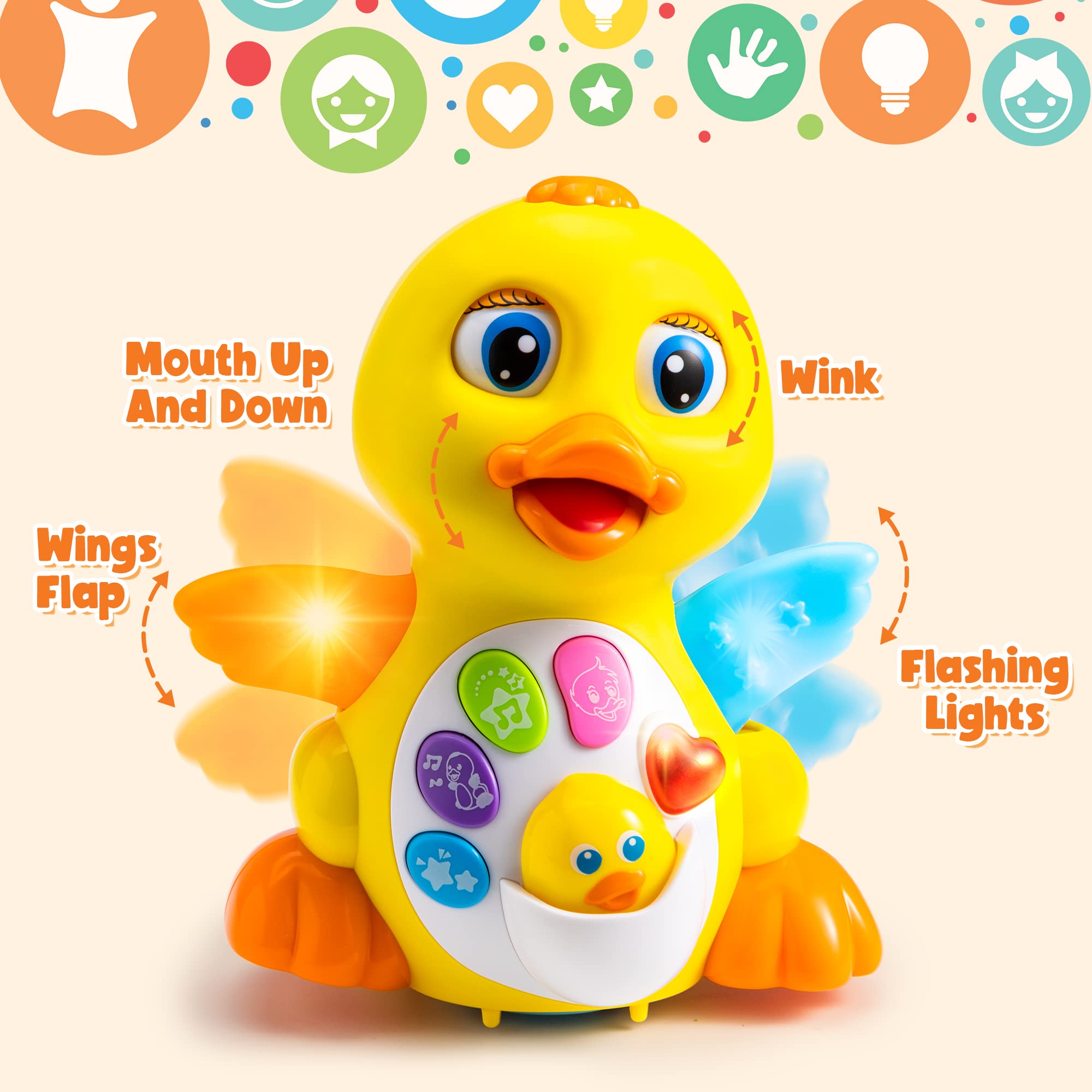 Dancing And Walking Duck Baby Toy - Image 4