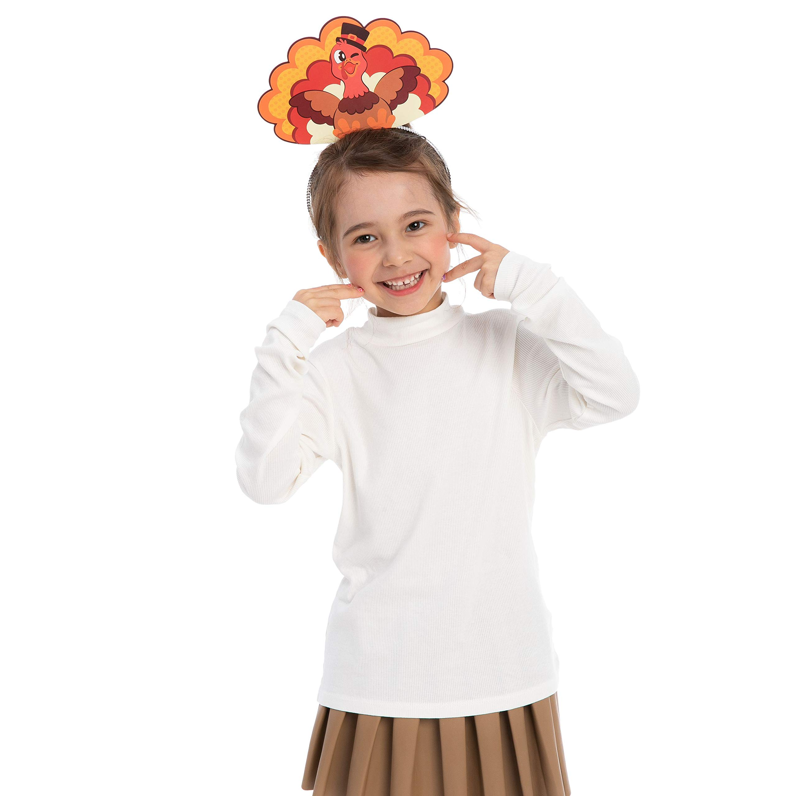Thanksgiving Turkey Headband, 24 Piece - Image 4