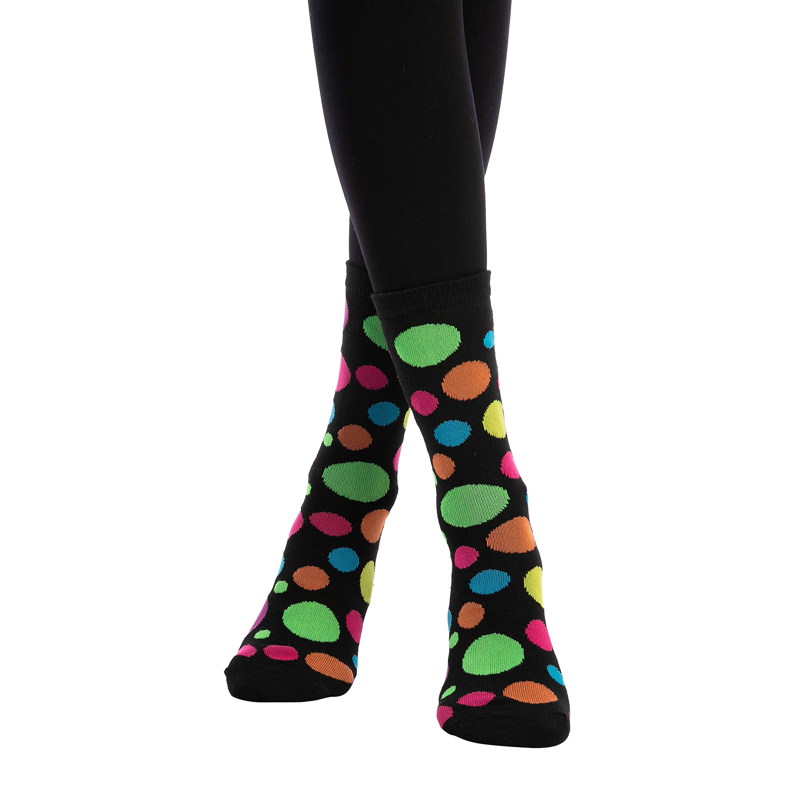 12 Pairs Paint Splash Patterned Crew Socks - Image 4