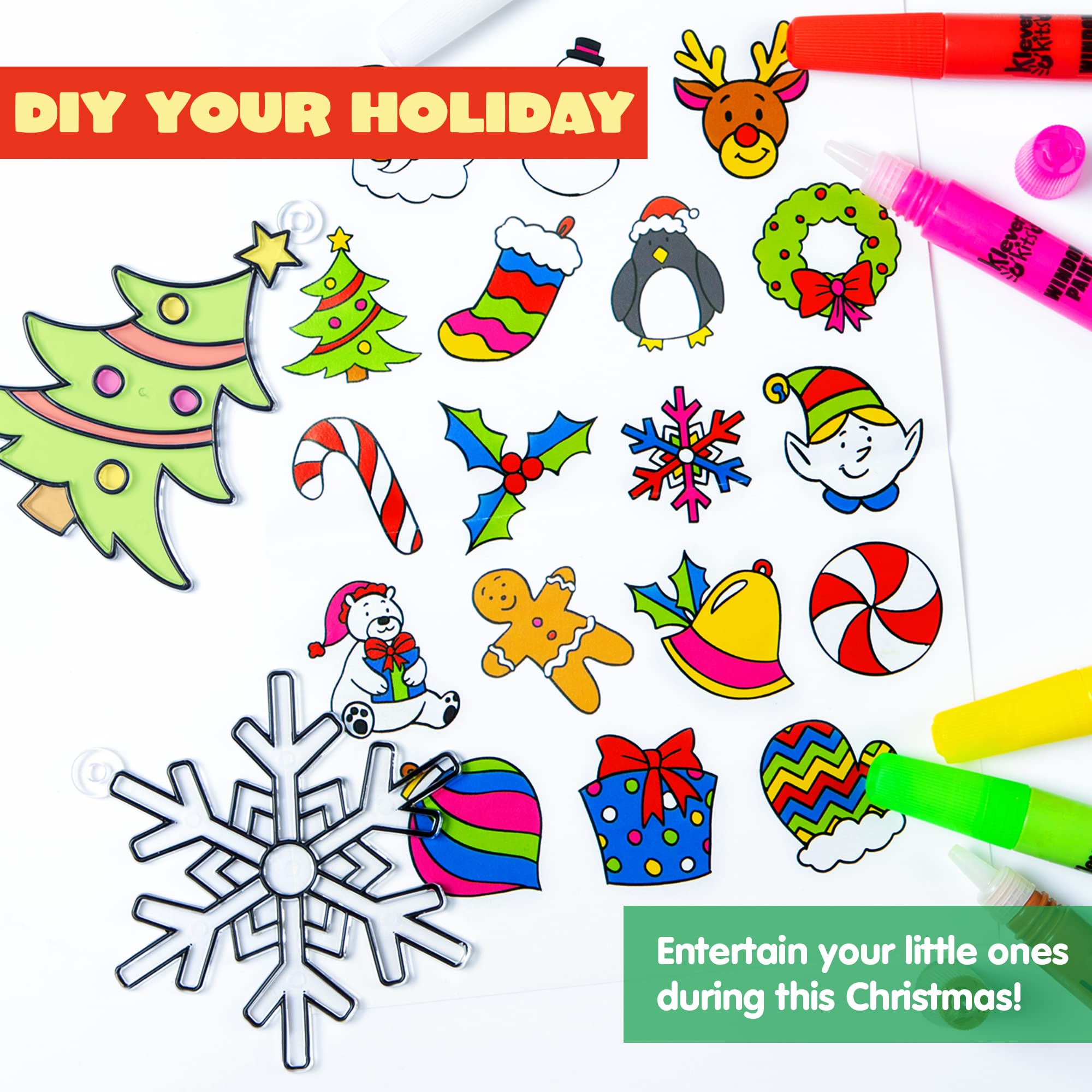 KLEVER KITS - Christmas Window Craft - Image 5