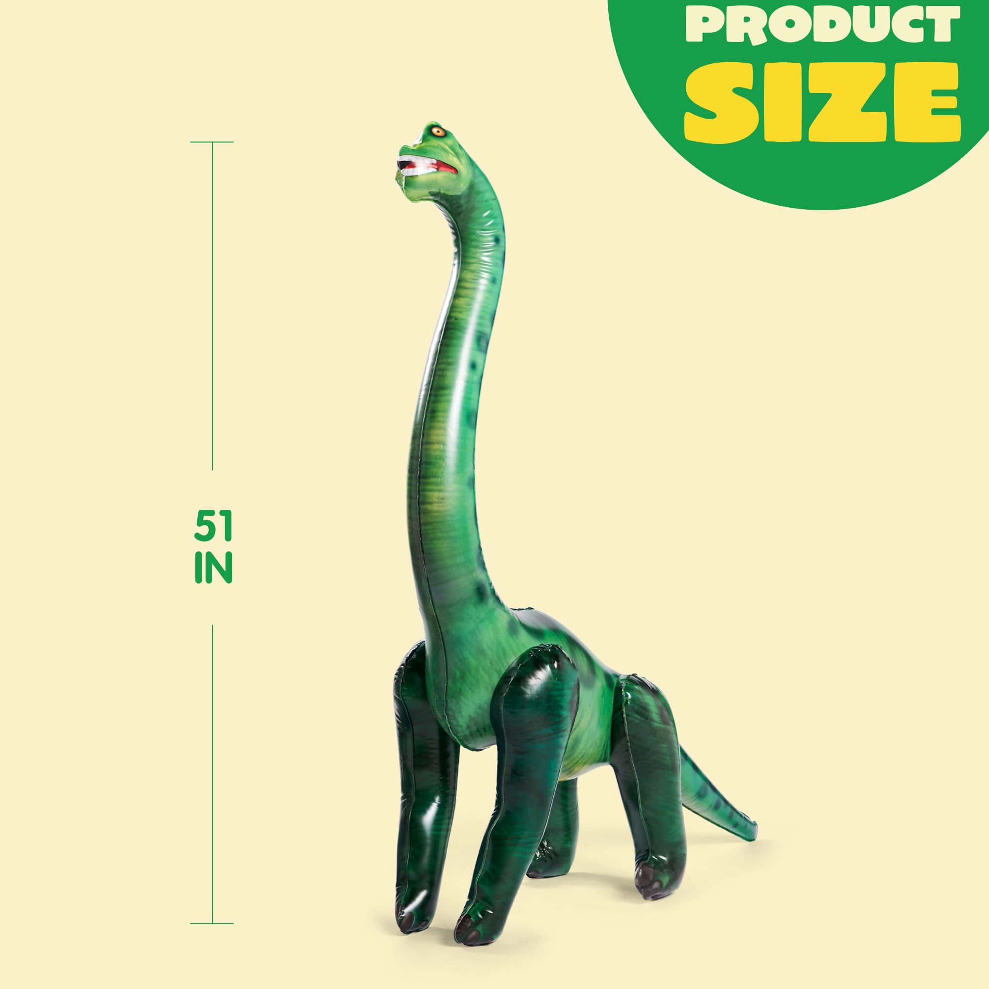 JOYIN 51 Inflatable Brachiosaurus Dinosaur - Party Decoration & Gift - Image 4