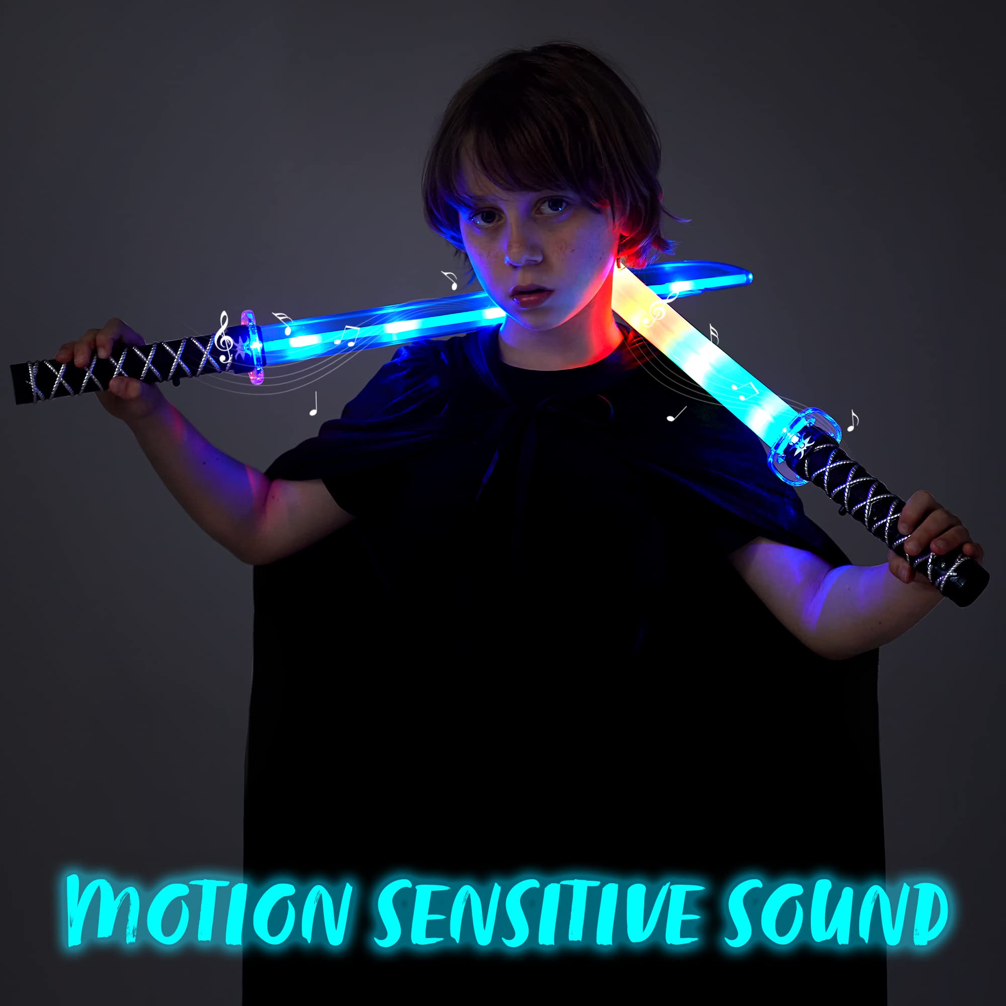 JOYIN - Ninja Led Pretend Play Swords, 2 Pcs - Image 4