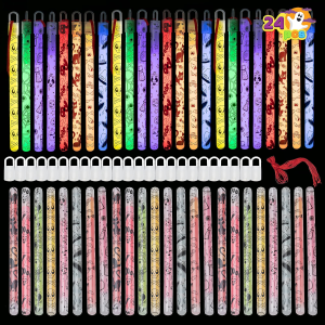 Hanging Wands Glowsticks, 24 Pcs