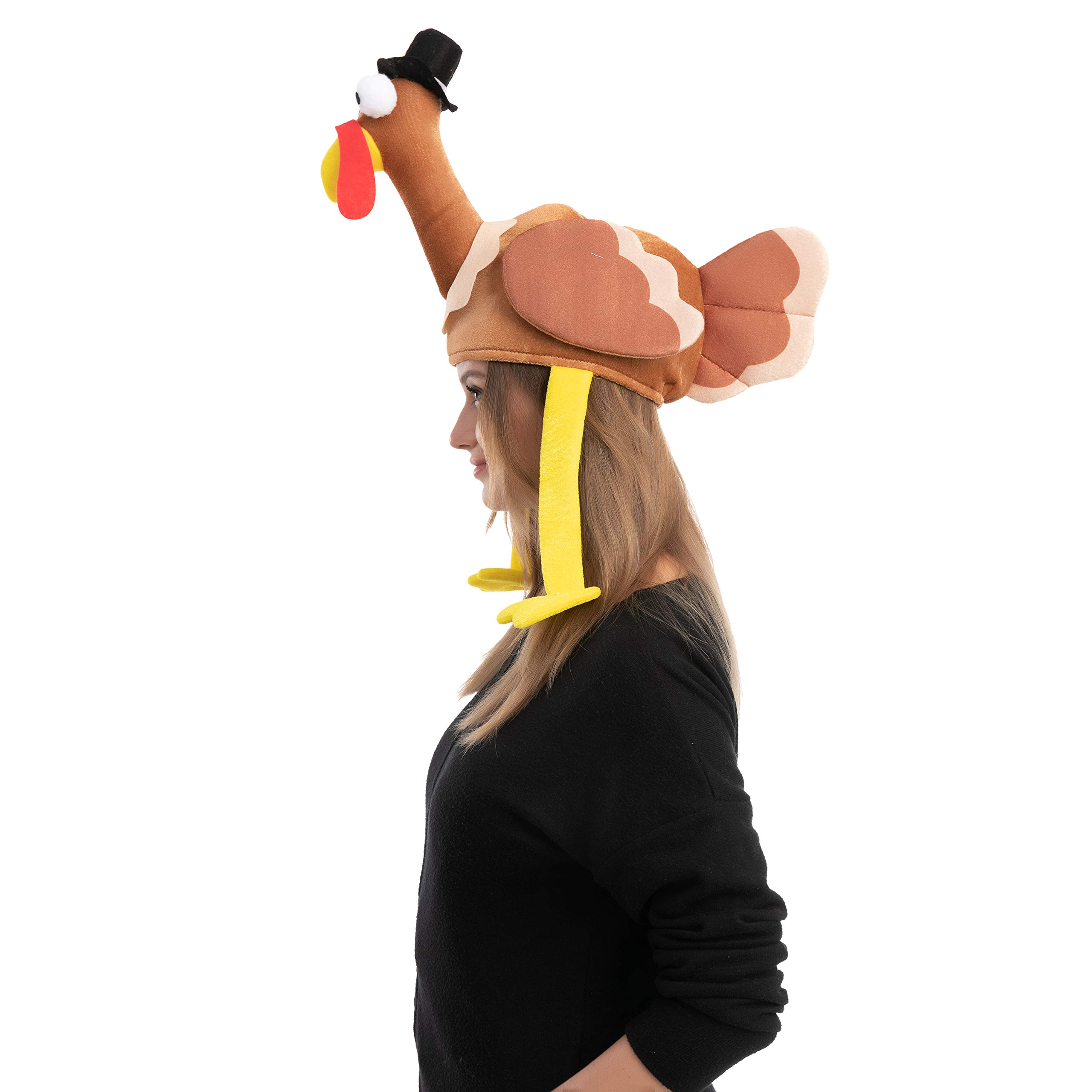 2 Pack Turkey Gobbler Hats For Thanksgiving - Image 5