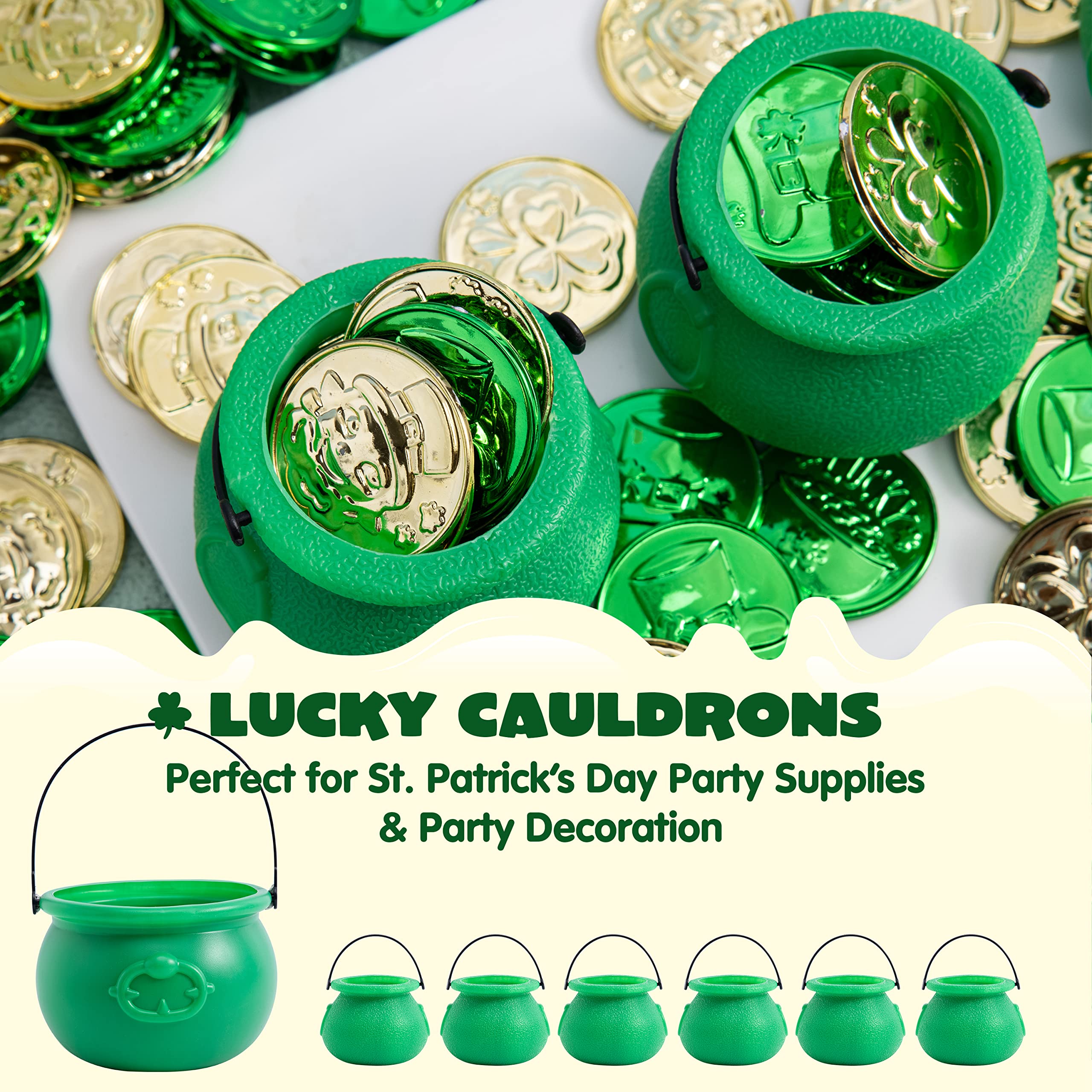St Patricks Day Cauldron Kettles(1+14) - Image 4