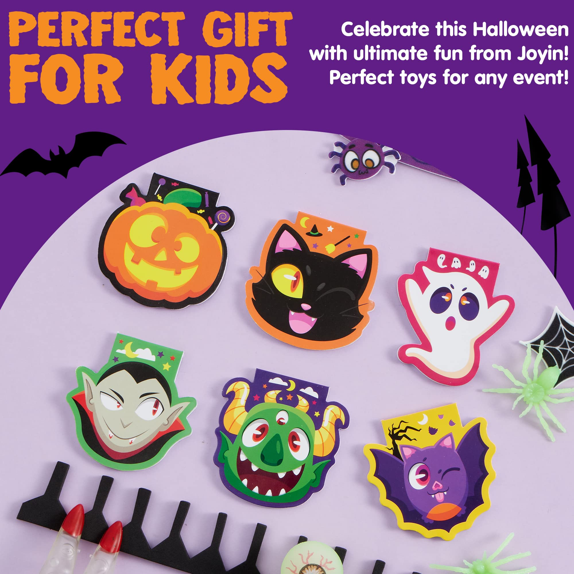 Halloween Spooky Characters Mini Notepad Set 60 Pack - Image 4