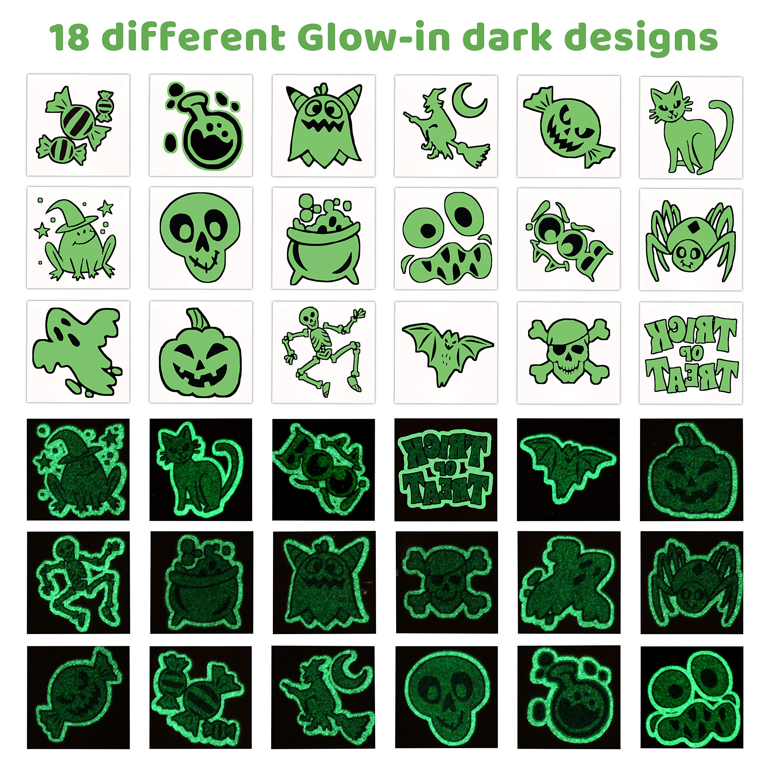 300+ Assorted Halloween Temporary Tattoos - Image 4