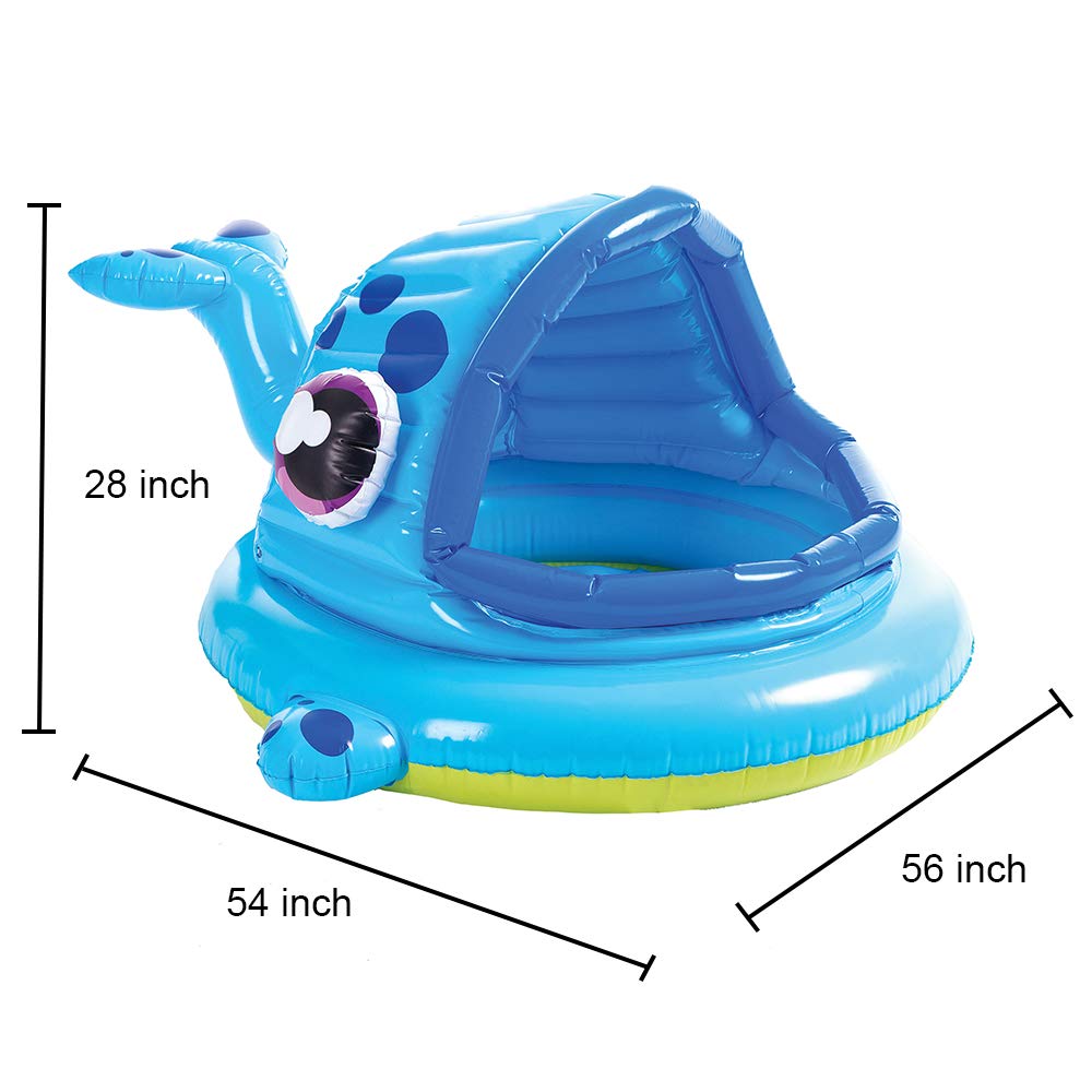 SLOOSH - 54in Whale Kiddie Pool - Image 4