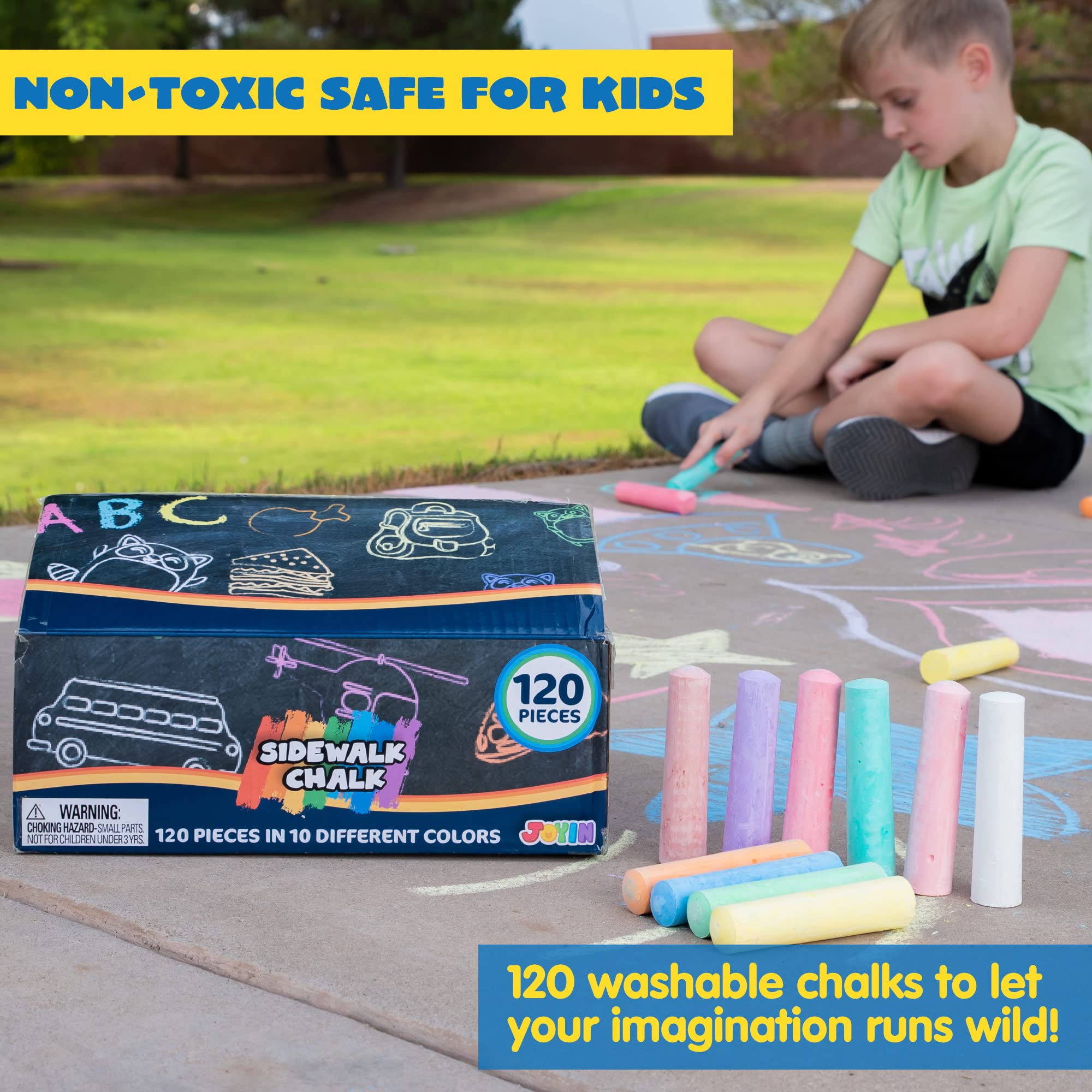 120 Pcs 4in Jumbo Chalks - Image 4