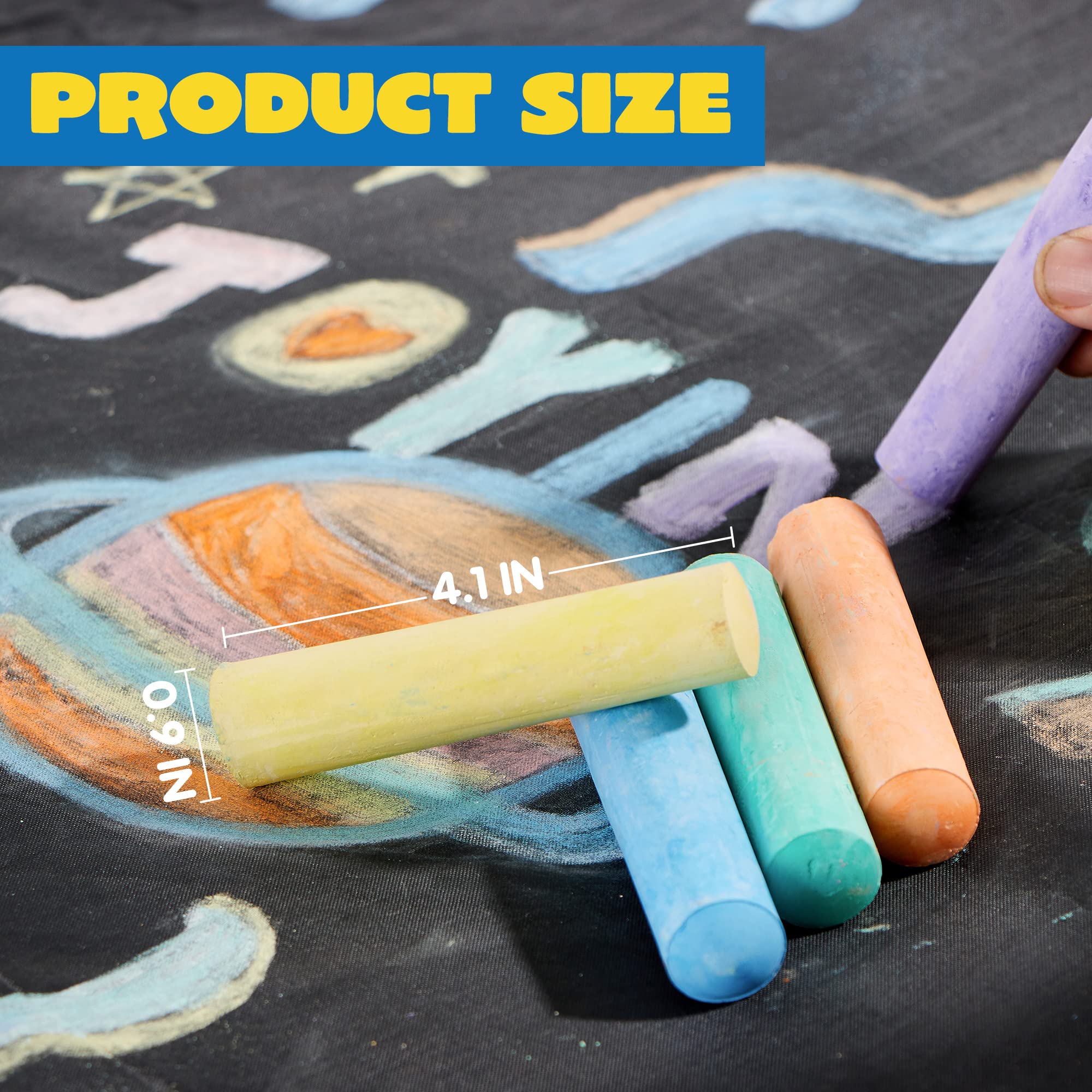120 Pcs 4in Jumbo Chalks - Image 5