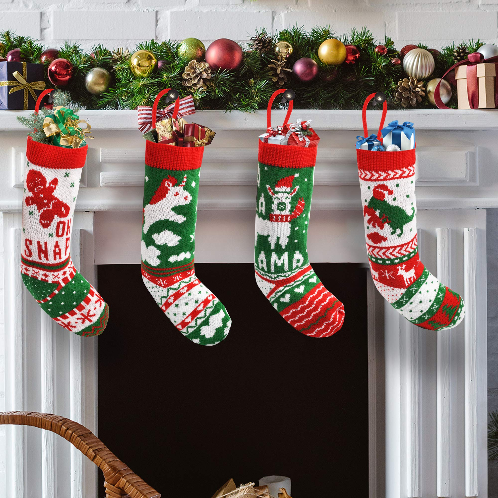 18in Christmas Stockings, 4 Packs - Image 5