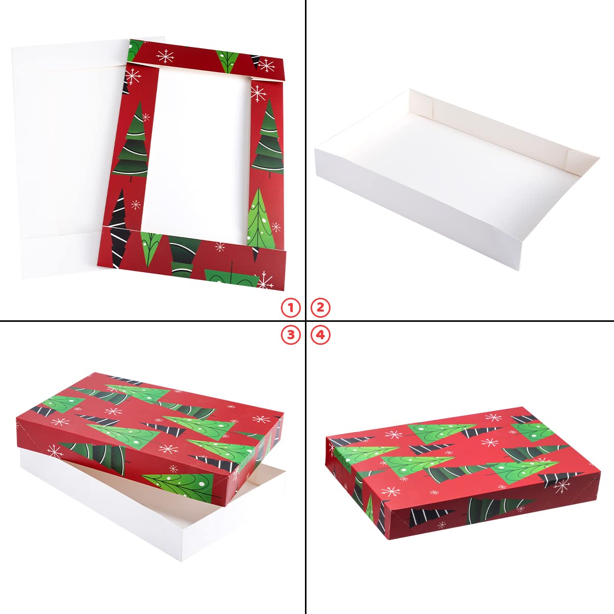 Shirt Wrap Boxes with Lid and Base, 12 Pcs - Image 5