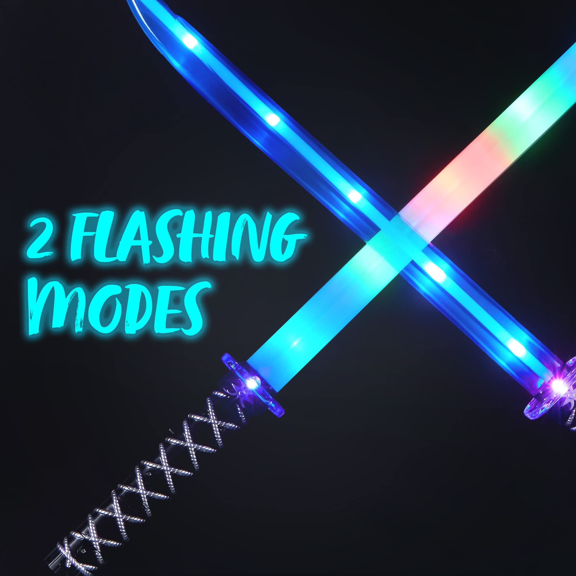 JOYIN - Ninja Led Pretend Play Swords, 2 Pcs - Image 5