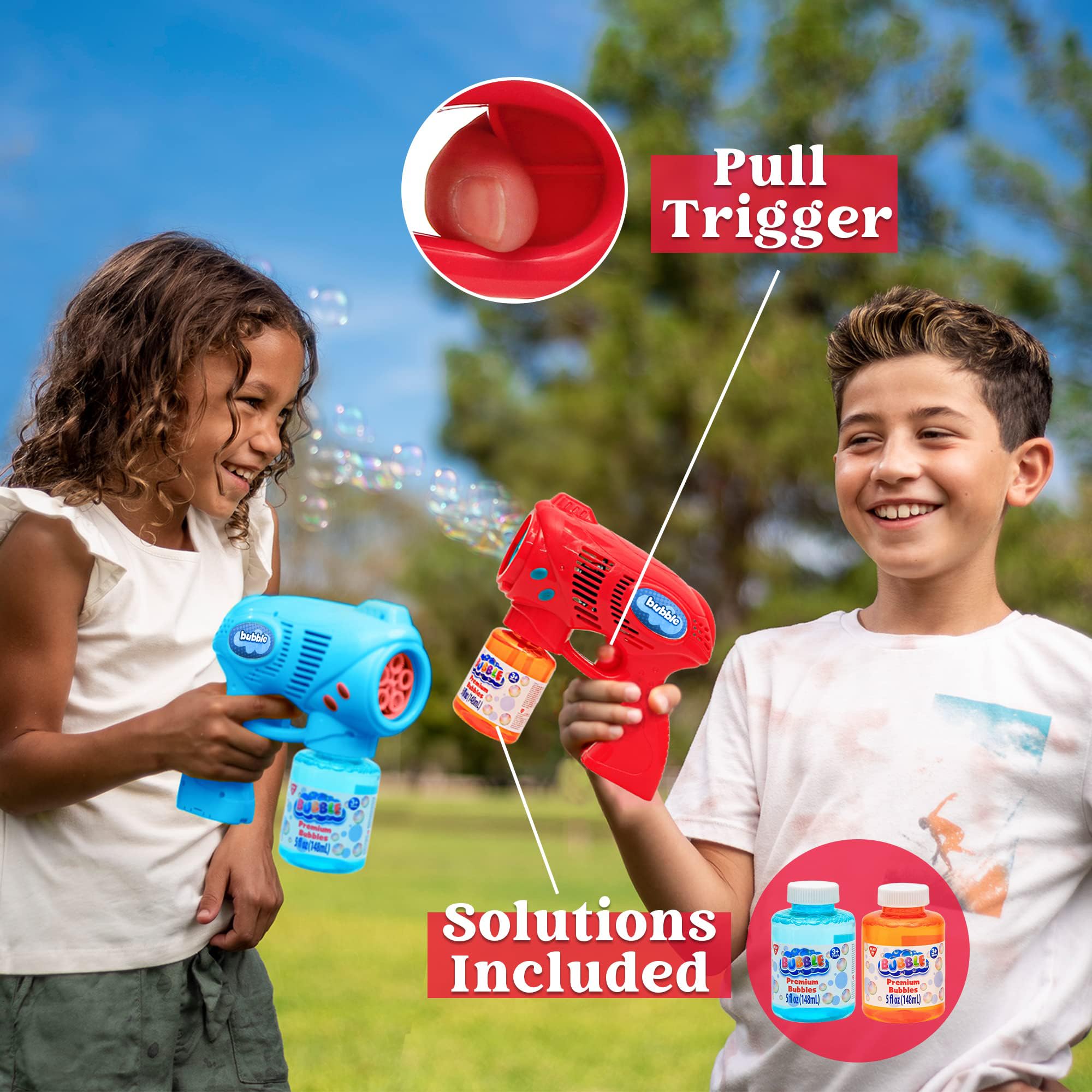 Red & Blue Bubble Guns - Image 7