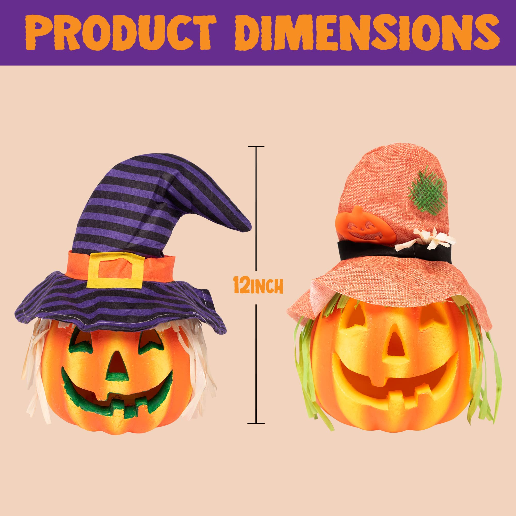 Halloween Jack-o-lantern - 6 Piece - Image 5