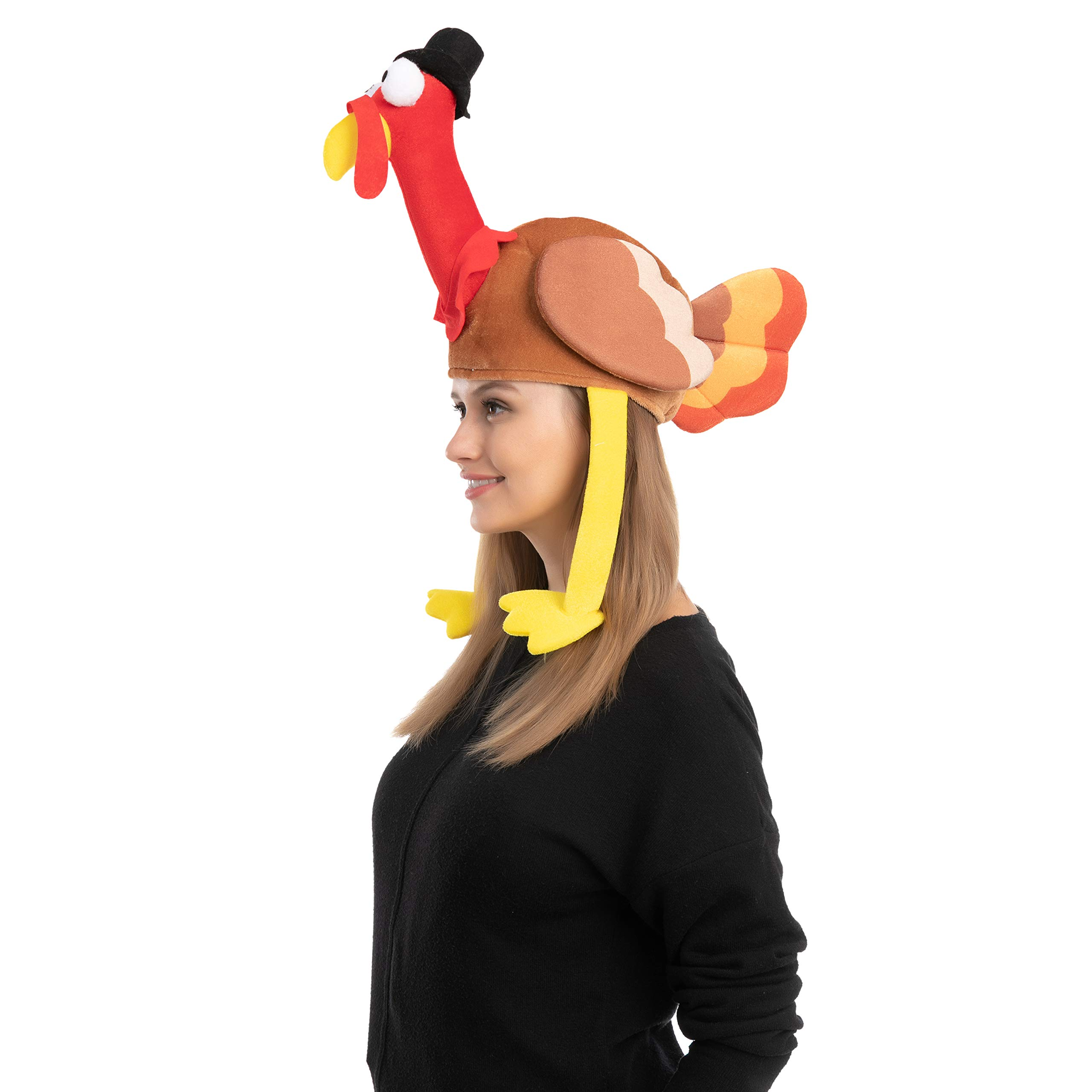 2 Pack Turkey Gobbler Hats For Thanksgiving - Image 6