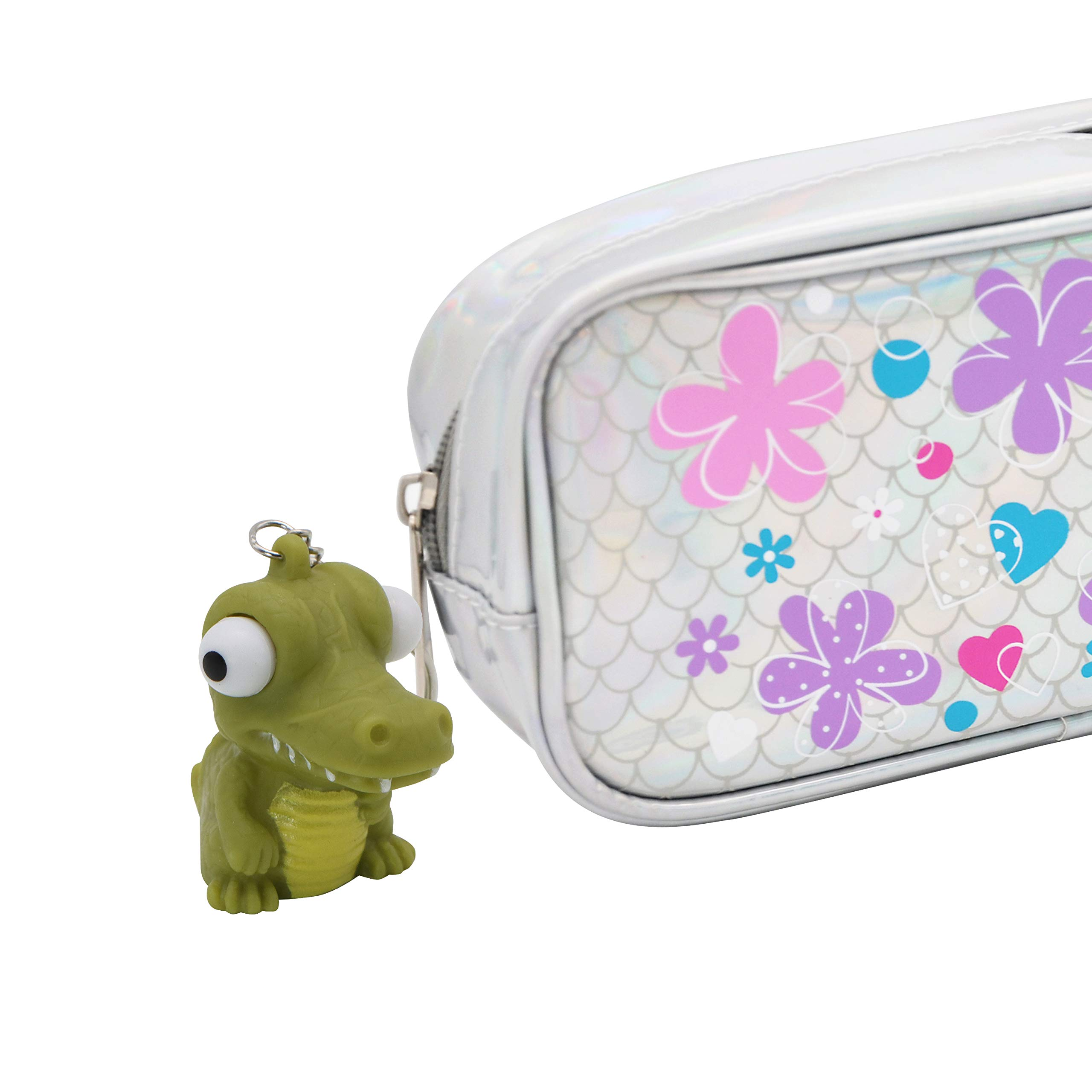 28Pcs Animal Keychains featuring Bulging Eyes with Kids Valentines Cards - Image 6
