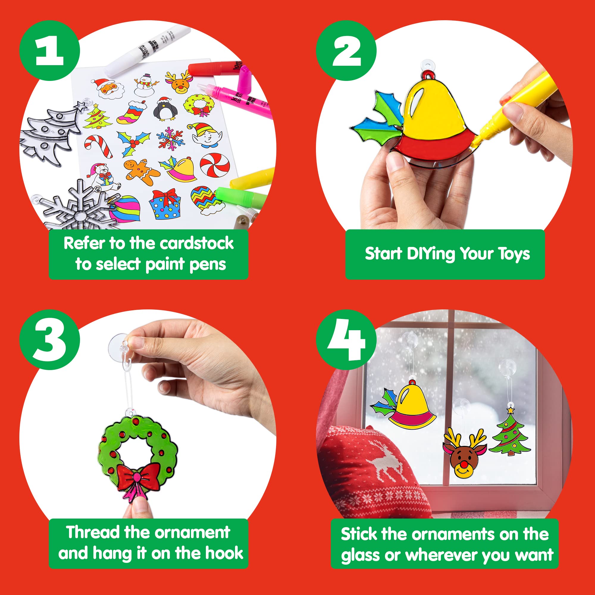 KLEVER KITS - Christmas Window Craft - Image 6