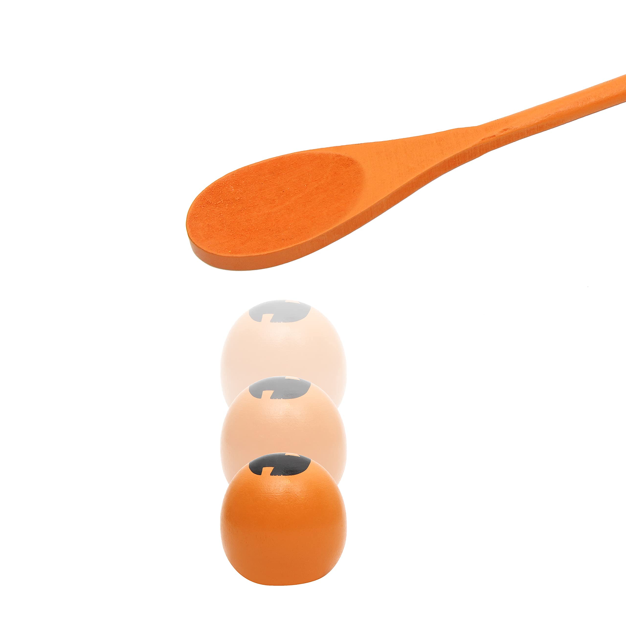 Egg and Spoon Race Game, 6 Pcs - Image 3