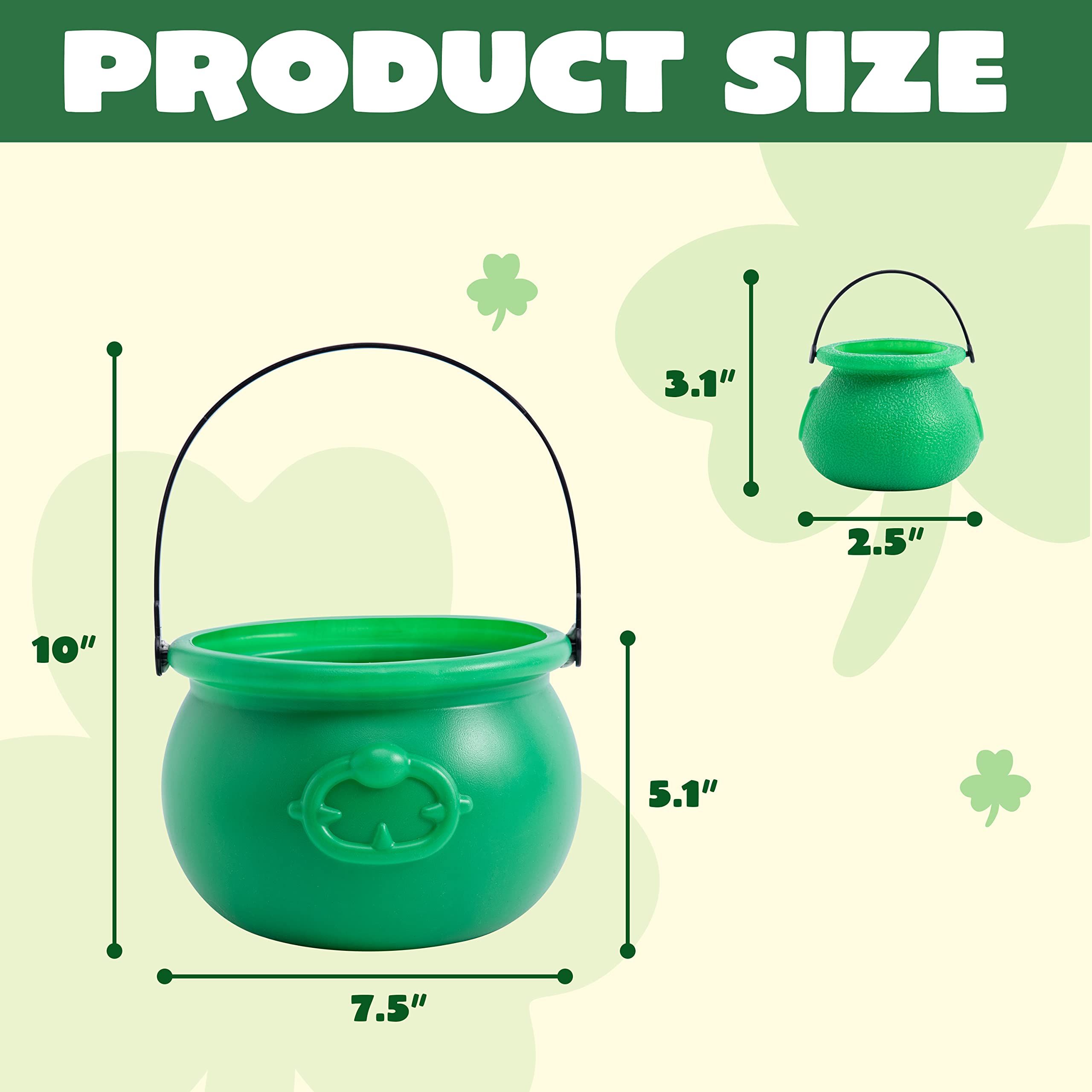 St Patricks Day Cauldron Kettles(1+14) - Image 5