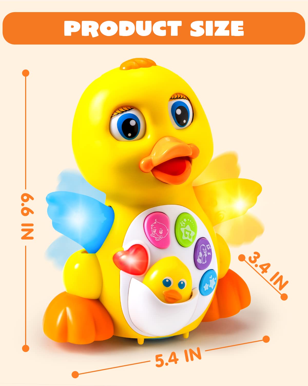 Dancing And Walking Duck Baby Toy - Image 6