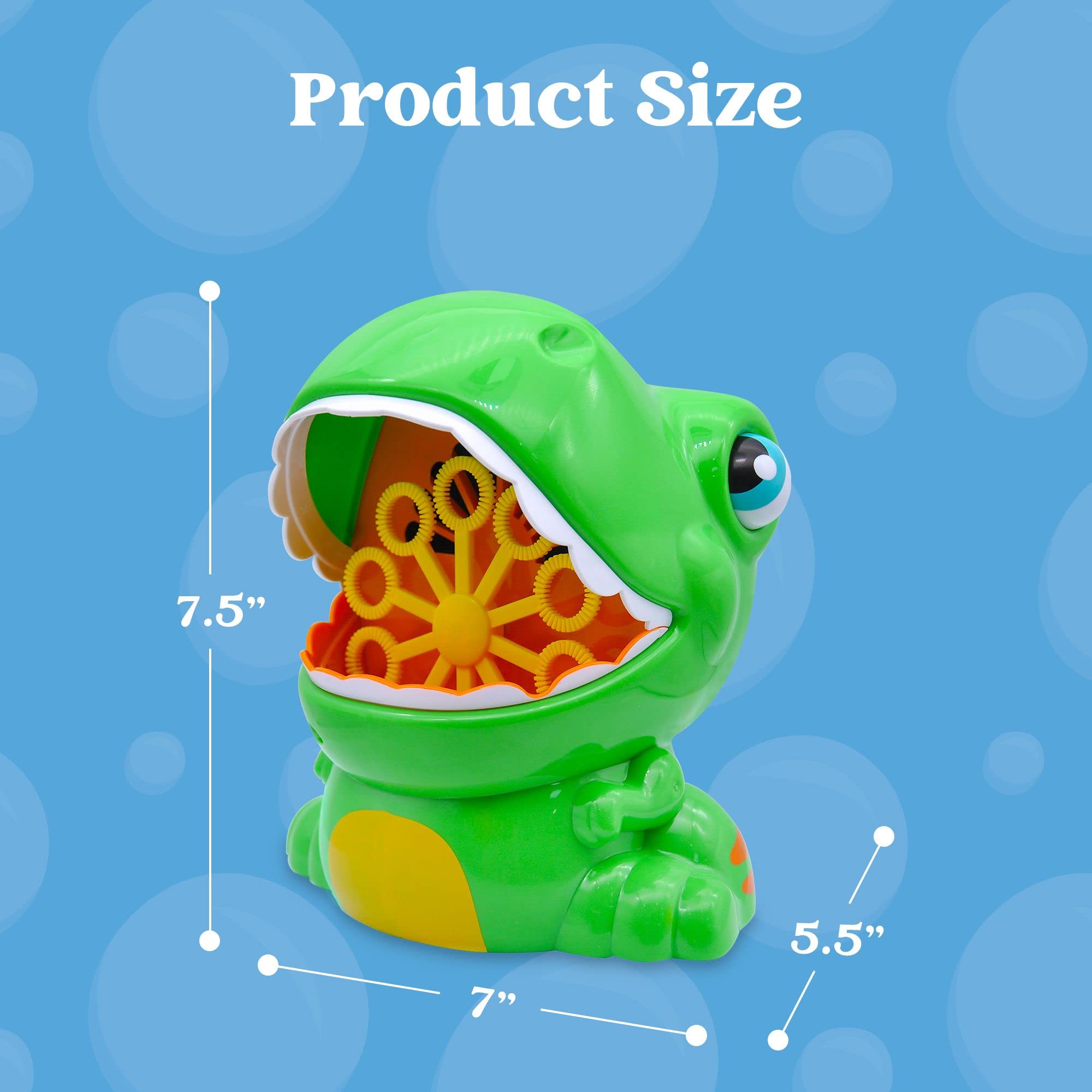 SLOOSH - Green Dinosaur Bubble Machine - Image 5