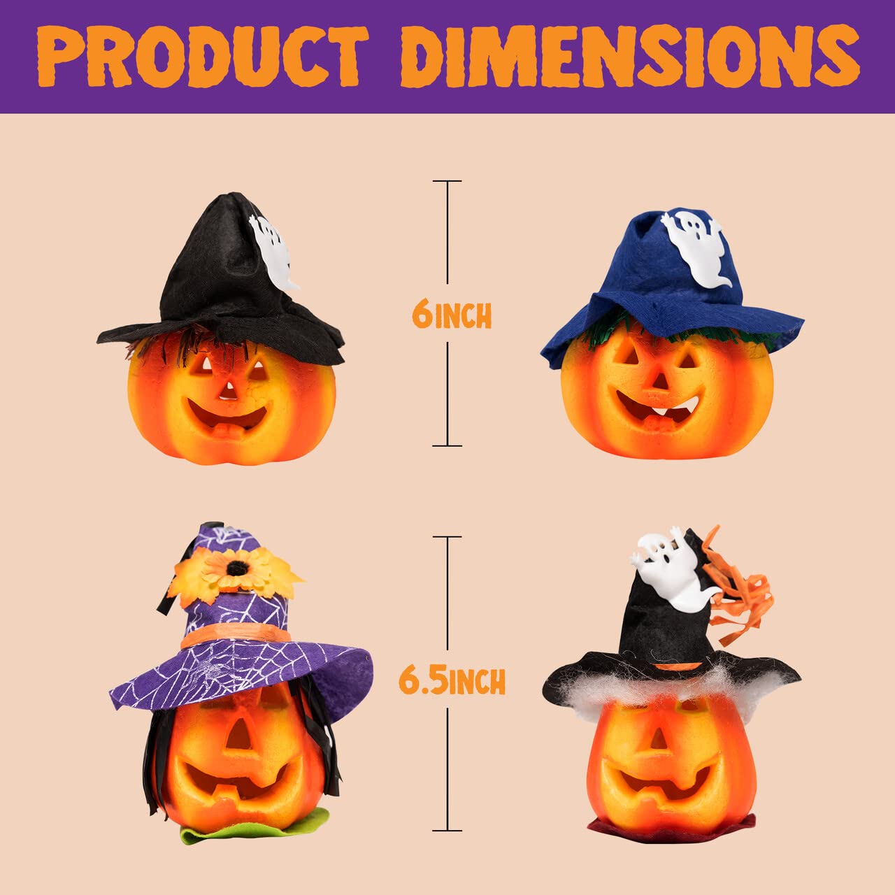 Halloween Jack-o-lantern - 6 Piece - Image 6
