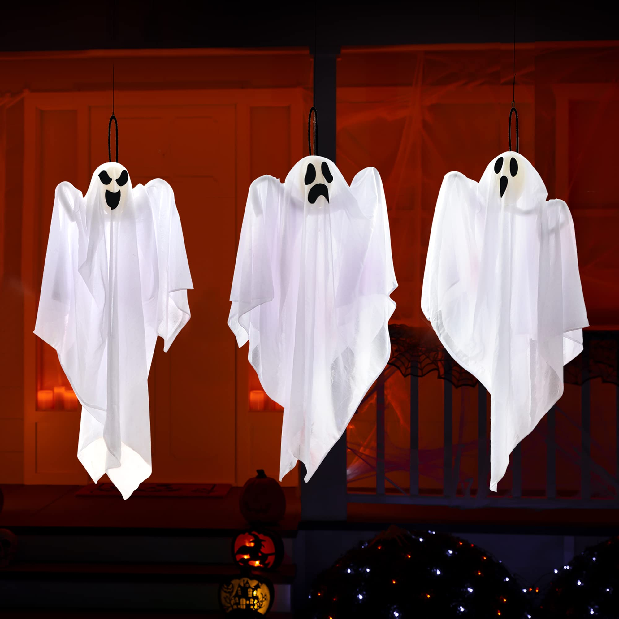 25.5in Hanging Ghosts, 3 Pack - Image 6