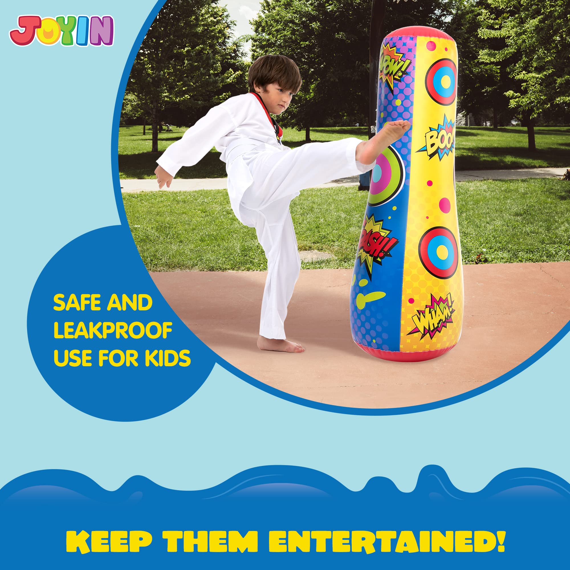 JOYIN Kids Punching Bag - Bounce Back, Burn Energy, Have Fun - Image 6