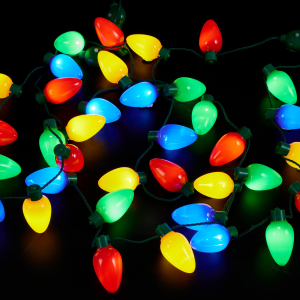 3Pcs Christmas Nacklace 9 Light Bulbs