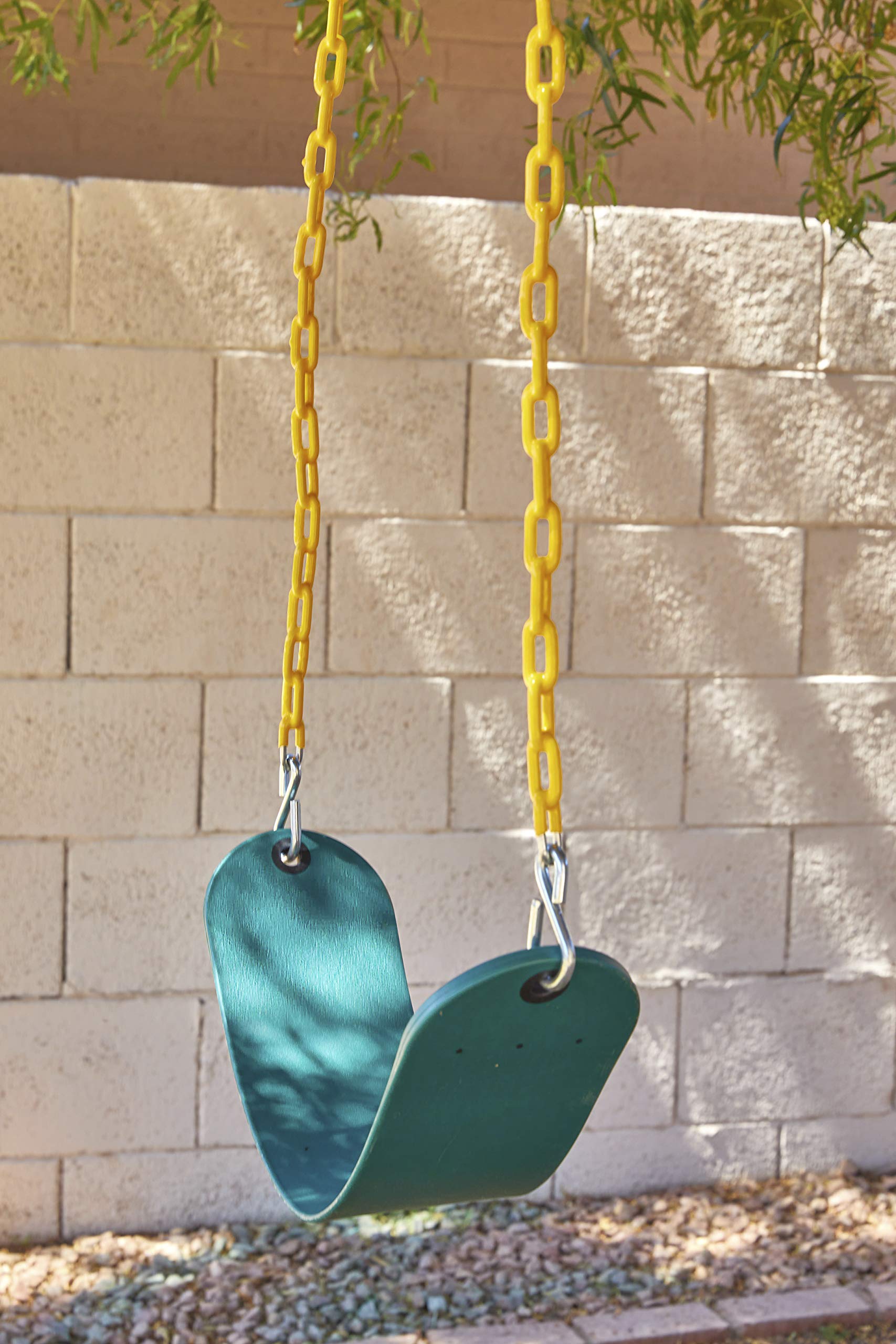 TURFEE - Green Swing Seats with 66in Chain, 2 Pack - Image 7