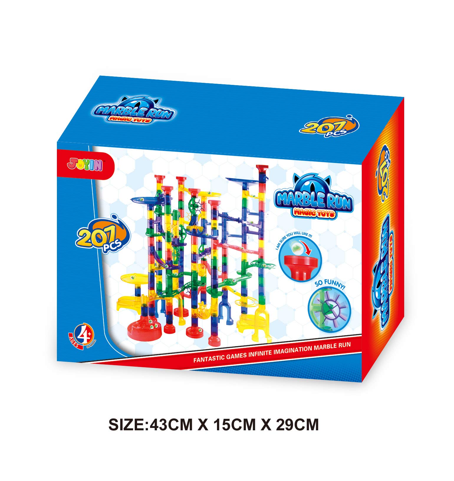 Marble Run Premium Toy Set (207 Pcs) - Image 7