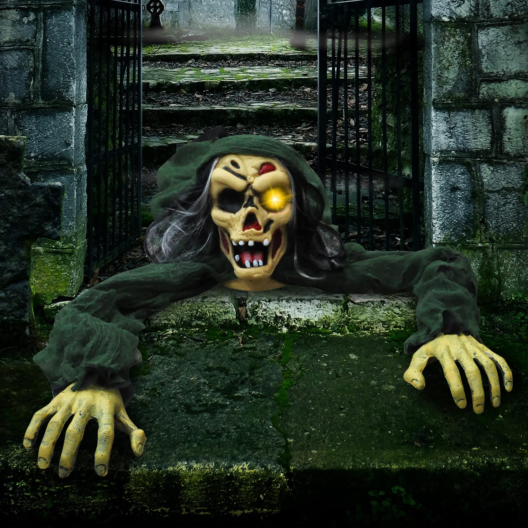 Halloween Climbing Zombie Groundbreaker (Green) - Image 7