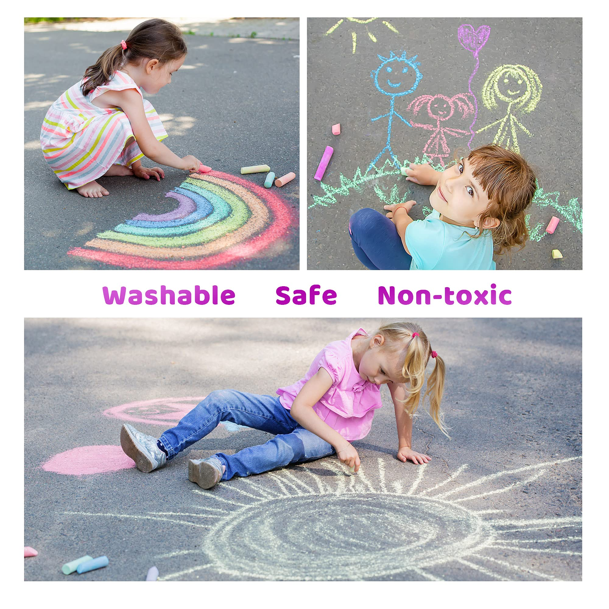 Sidewalk Chalk, 150 Pcs - Image 7