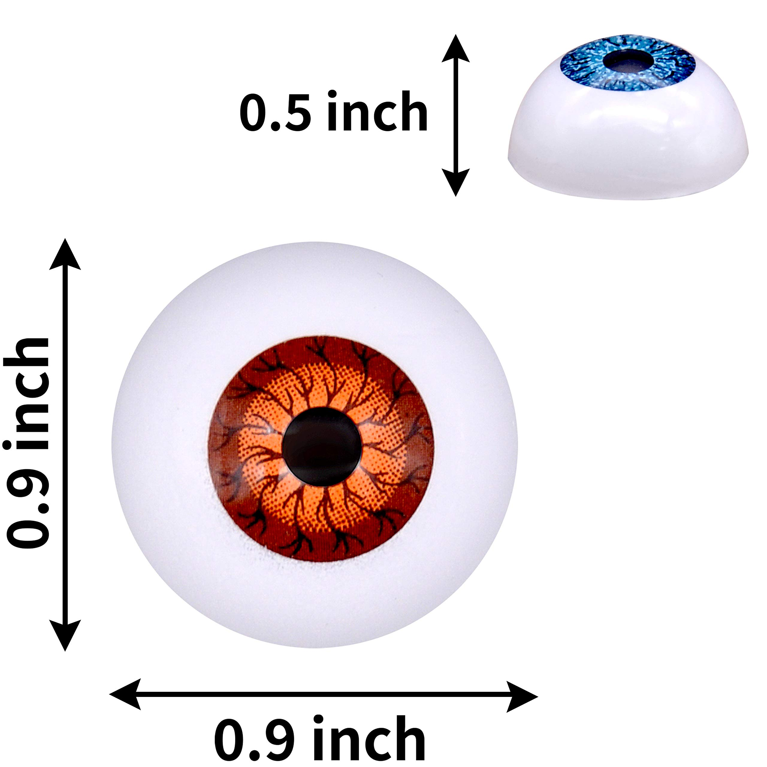 24 Pcs Halloween Scary Realistic Eyes - Image 7