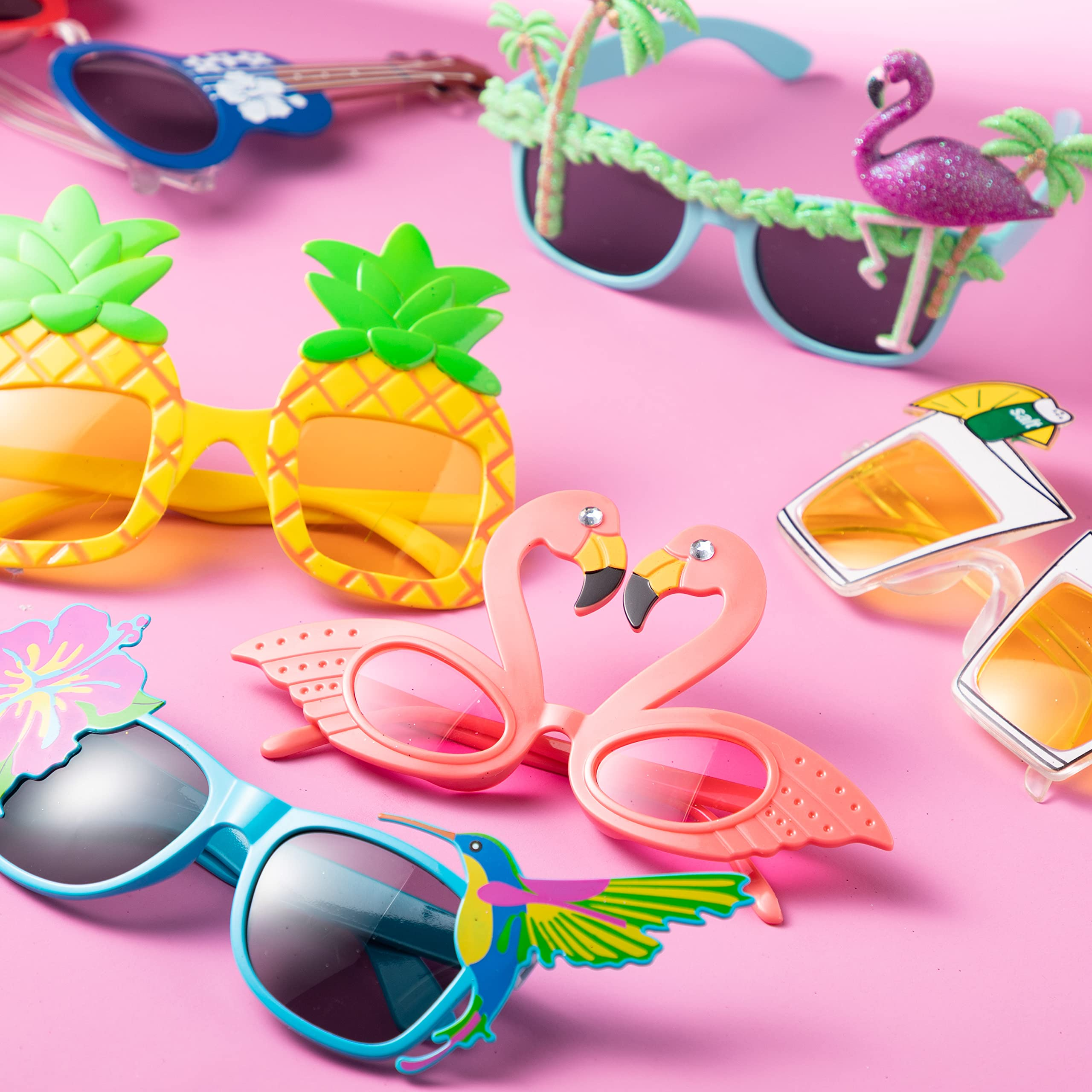 Luau Leis with Eye Glasses, 24 pcs - Image 7