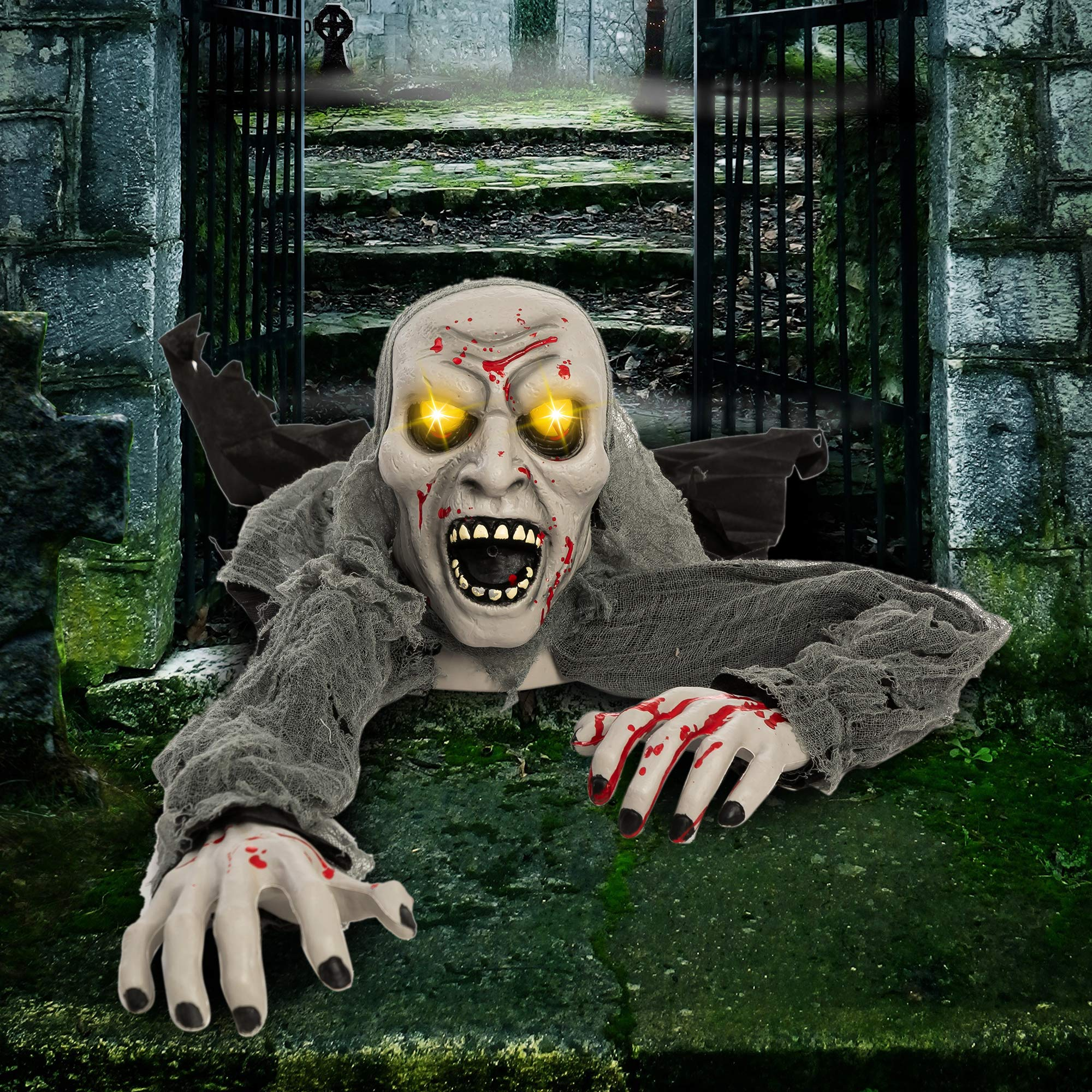 Halloween Light-up Zombie Groundbreaker Animated - Image 8